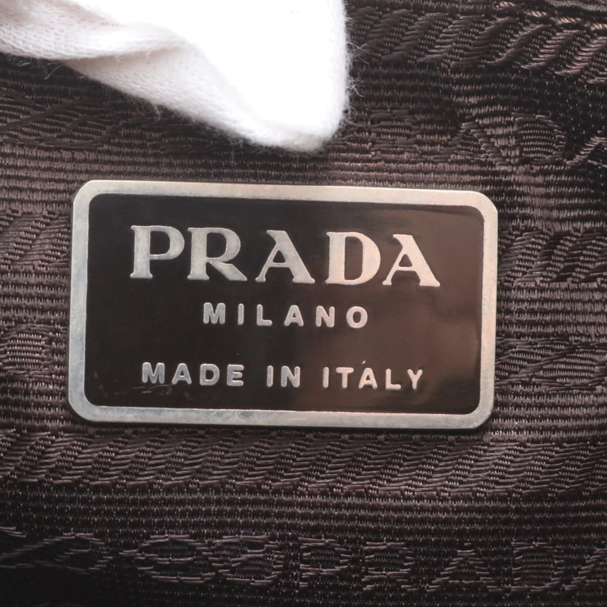 Prada Green Khaki Leather Nylon Messenger Bag Shoulder Bag (Pre-Owned)