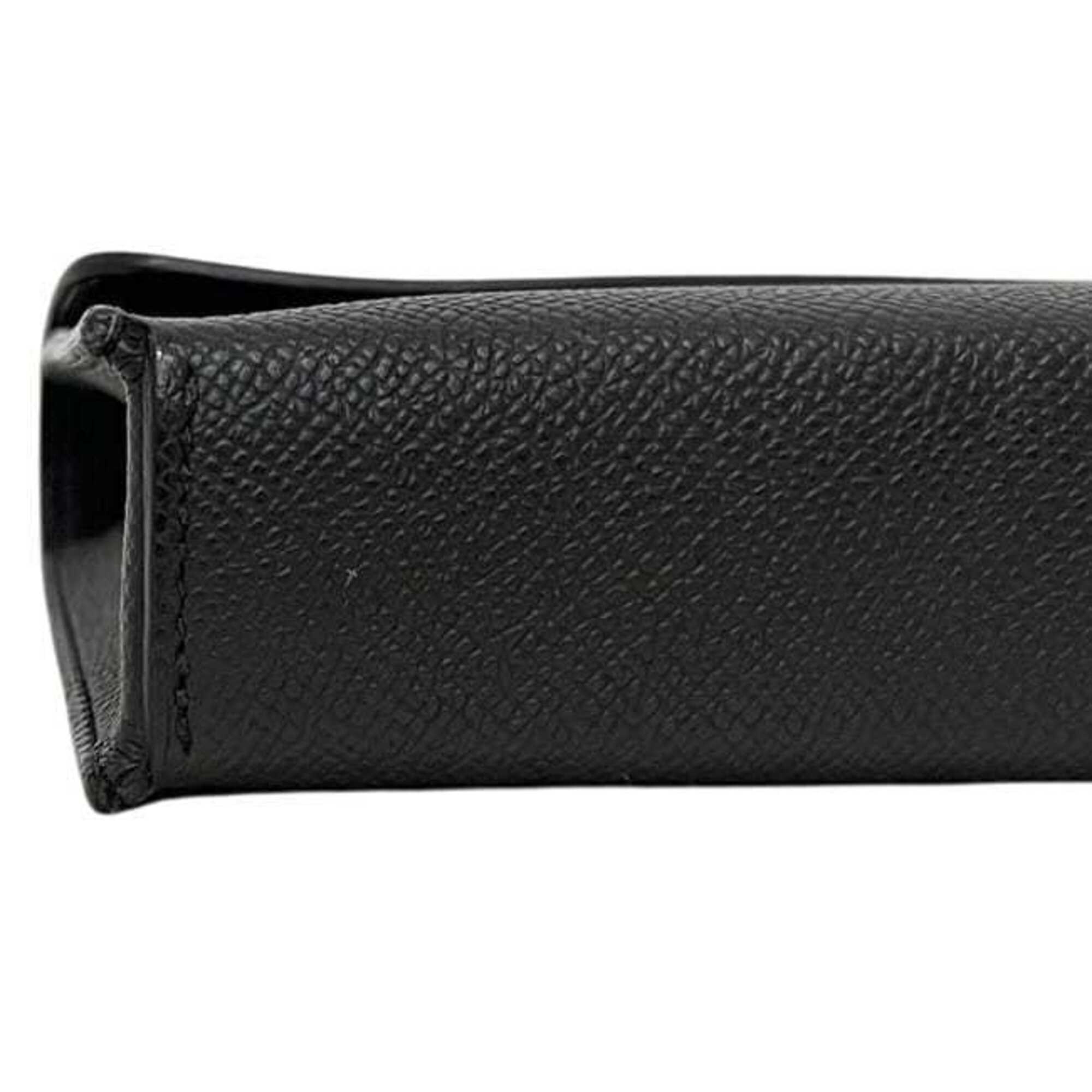 Hermes Black Leather Shoulder Bag (Pre-Owned)