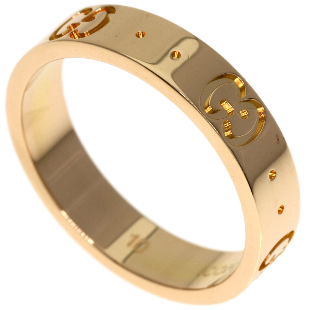 Gucci Pink Gold (18K) Band Ring (Pre-Owned)