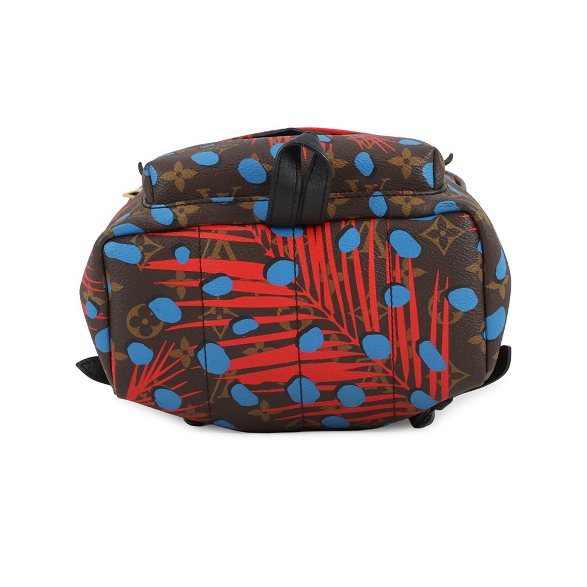 Louis Vuitton Black Blue Monogram Noir Red Color Monogram Handbag (Pre-Owned)