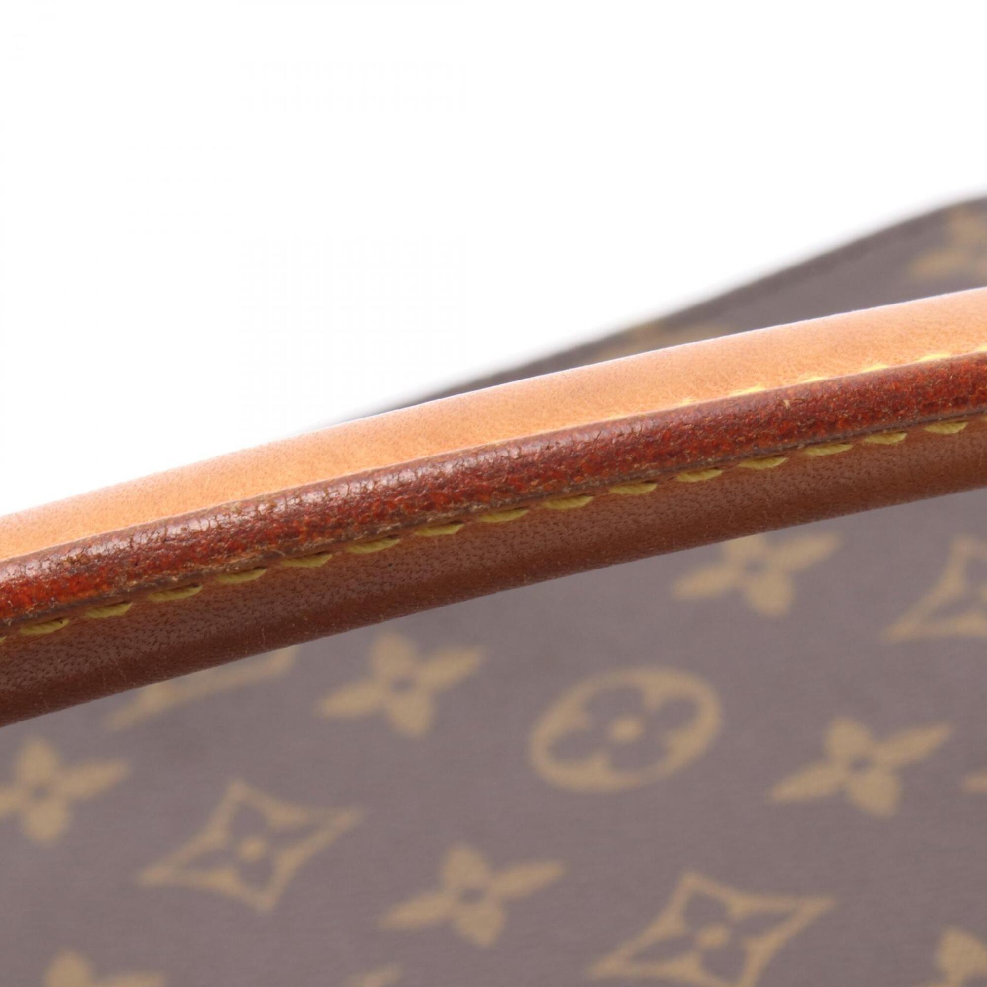 Louis Vuitton Brown Coated Canvas Pvc Monogram Leather Handbag Shoulder Bag (Pre-Owned)