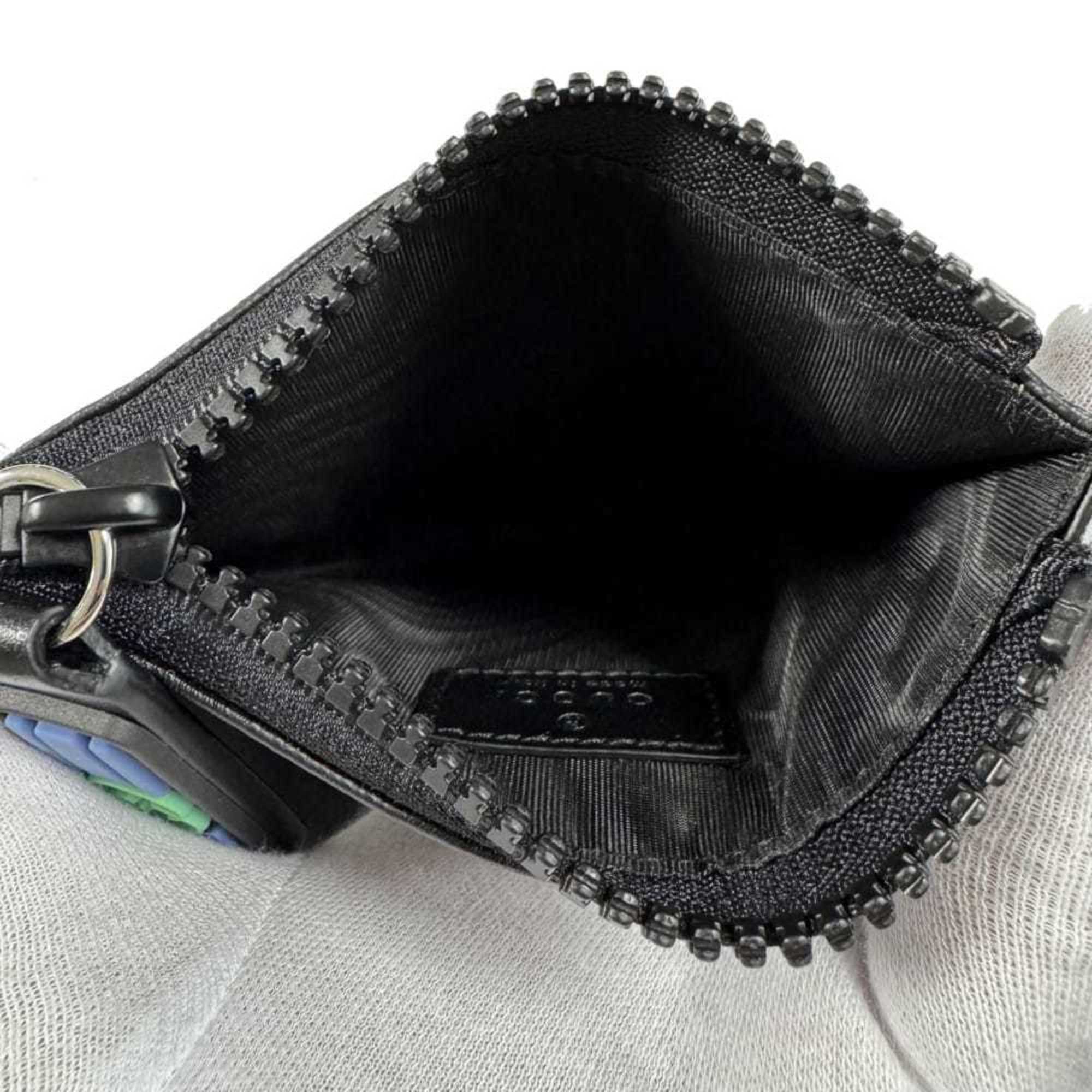 Gucci Black Gg Canvas Coin Purse/Coin Case (Pre-Owned)
