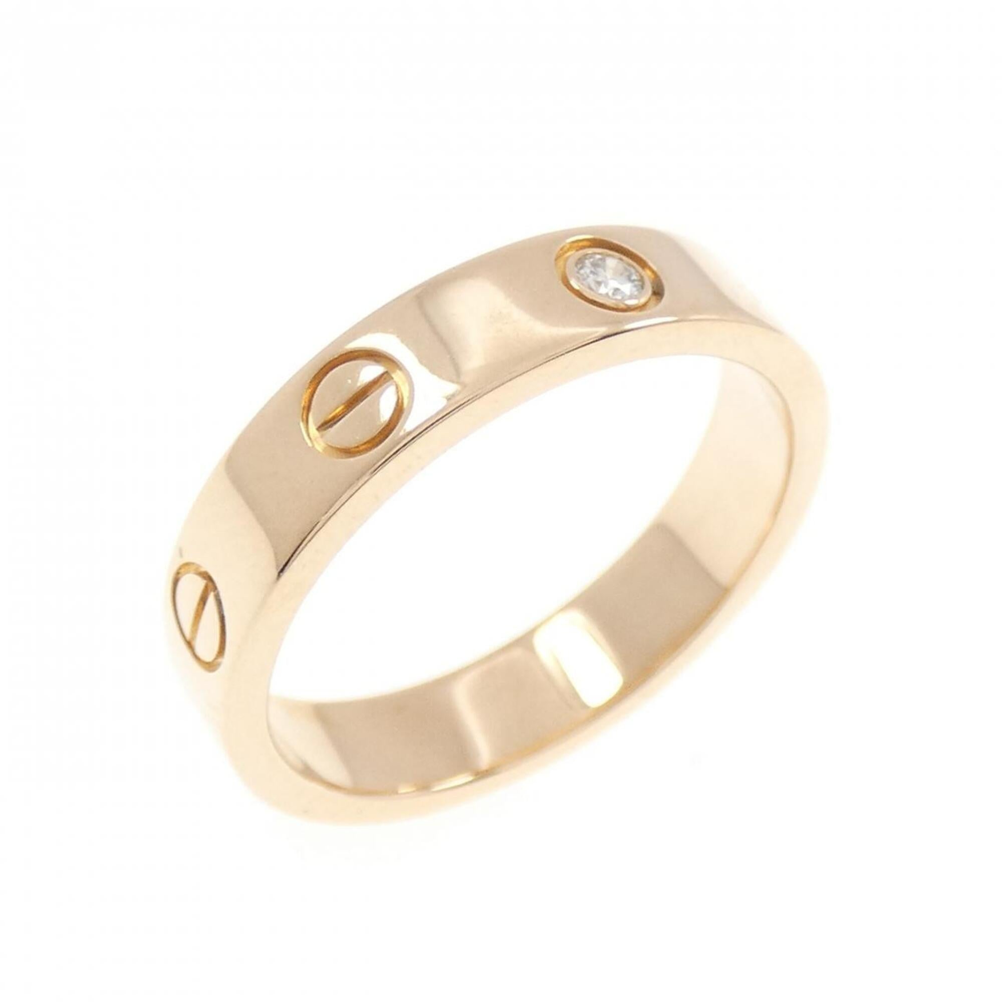 Cartier Love Pink Gold (18K) Band Ring (Pre-Owned)