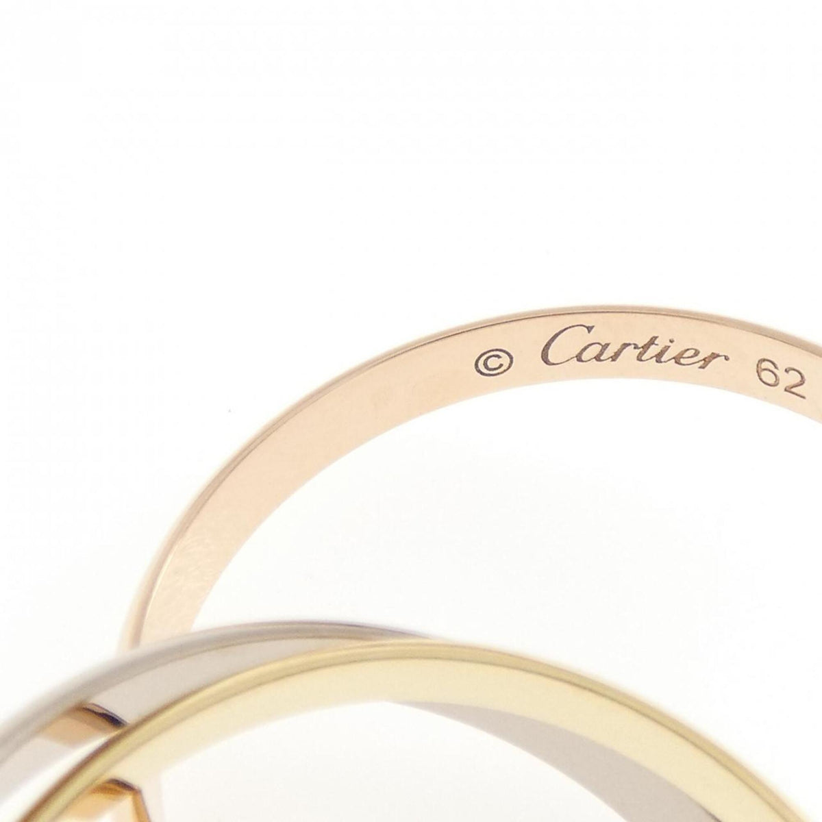Cartier Yellow Gold (18K) Pink Gold (18K) White Gold (18K) Band Ring (Pre-Owned)