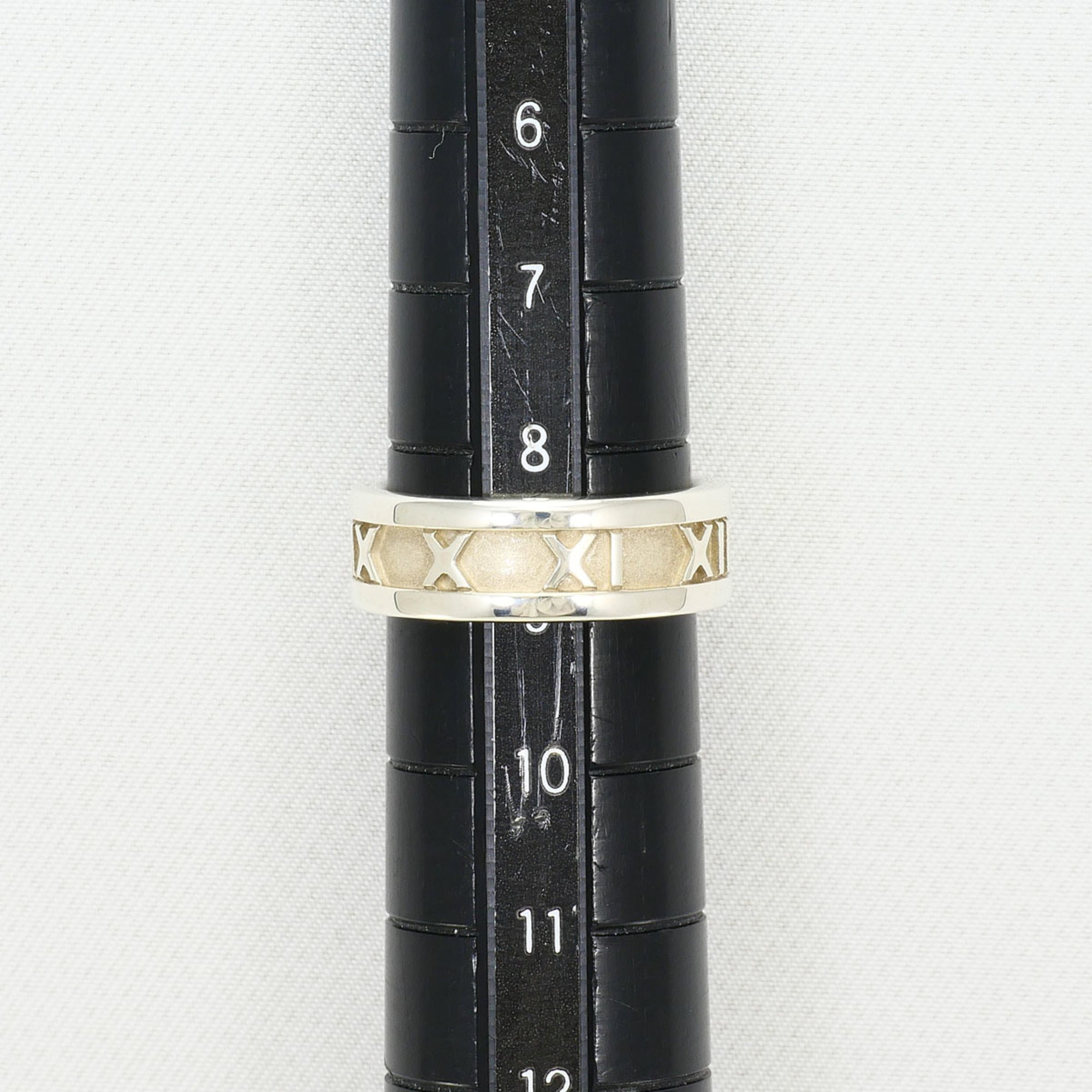 Tiffany Atlas Silver 925 Band Ring (Pre-Owned)