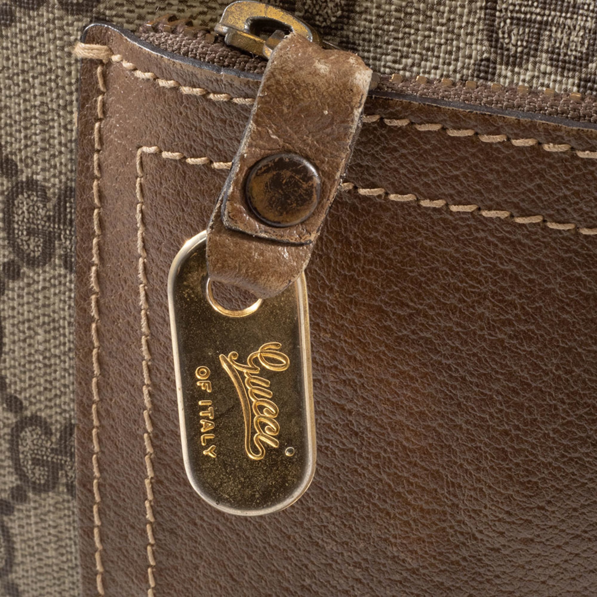 Gucci Brown Leather Tote Bag (Pre-Owned)