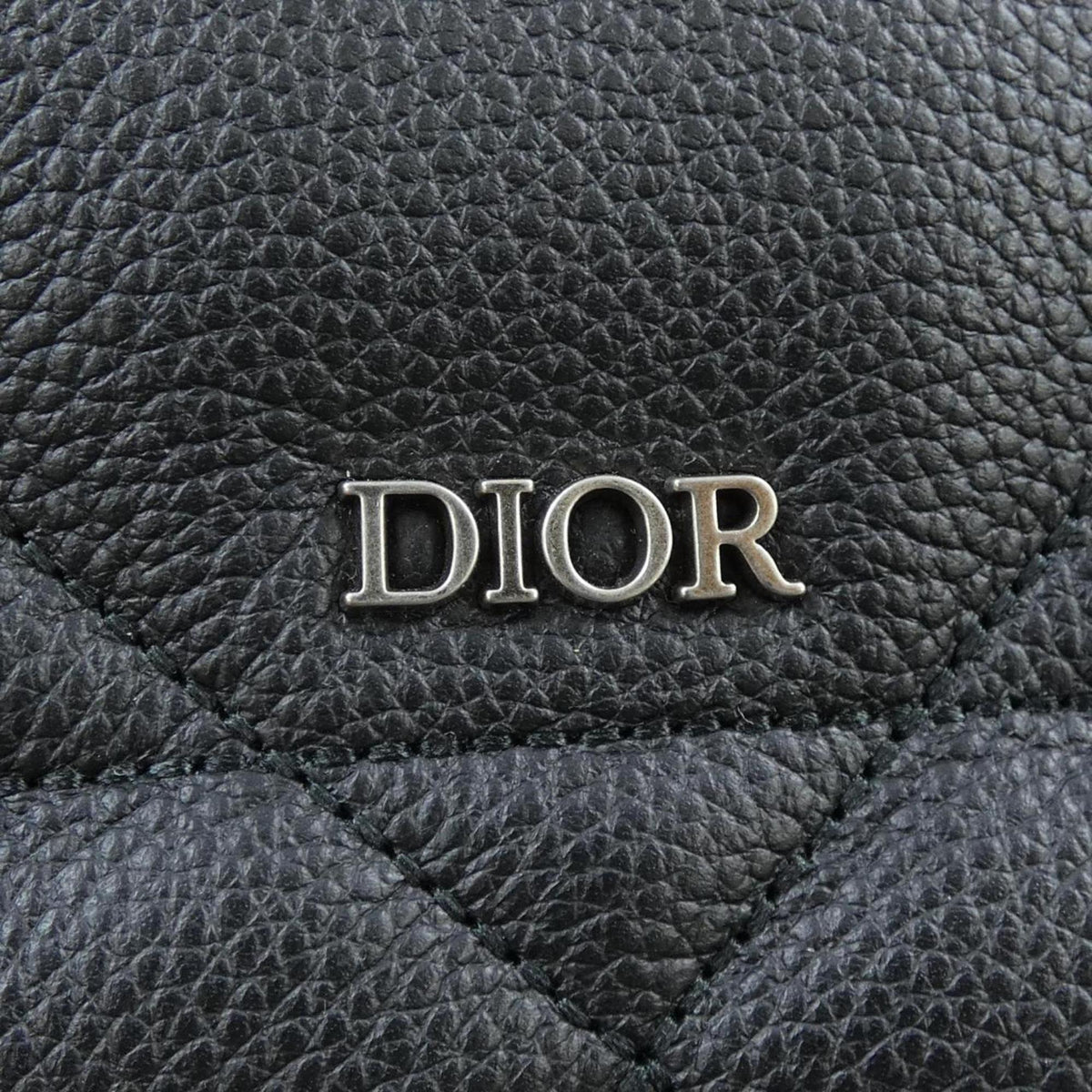 Christian Dior Black Leather Handbag Weekend Bag (Pre-Owned)