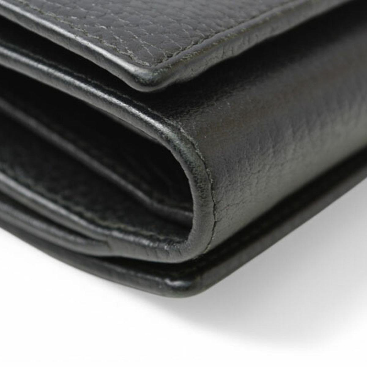 Gucci Black Leather Wallet (Tri-Fold) (Pre-Owned)