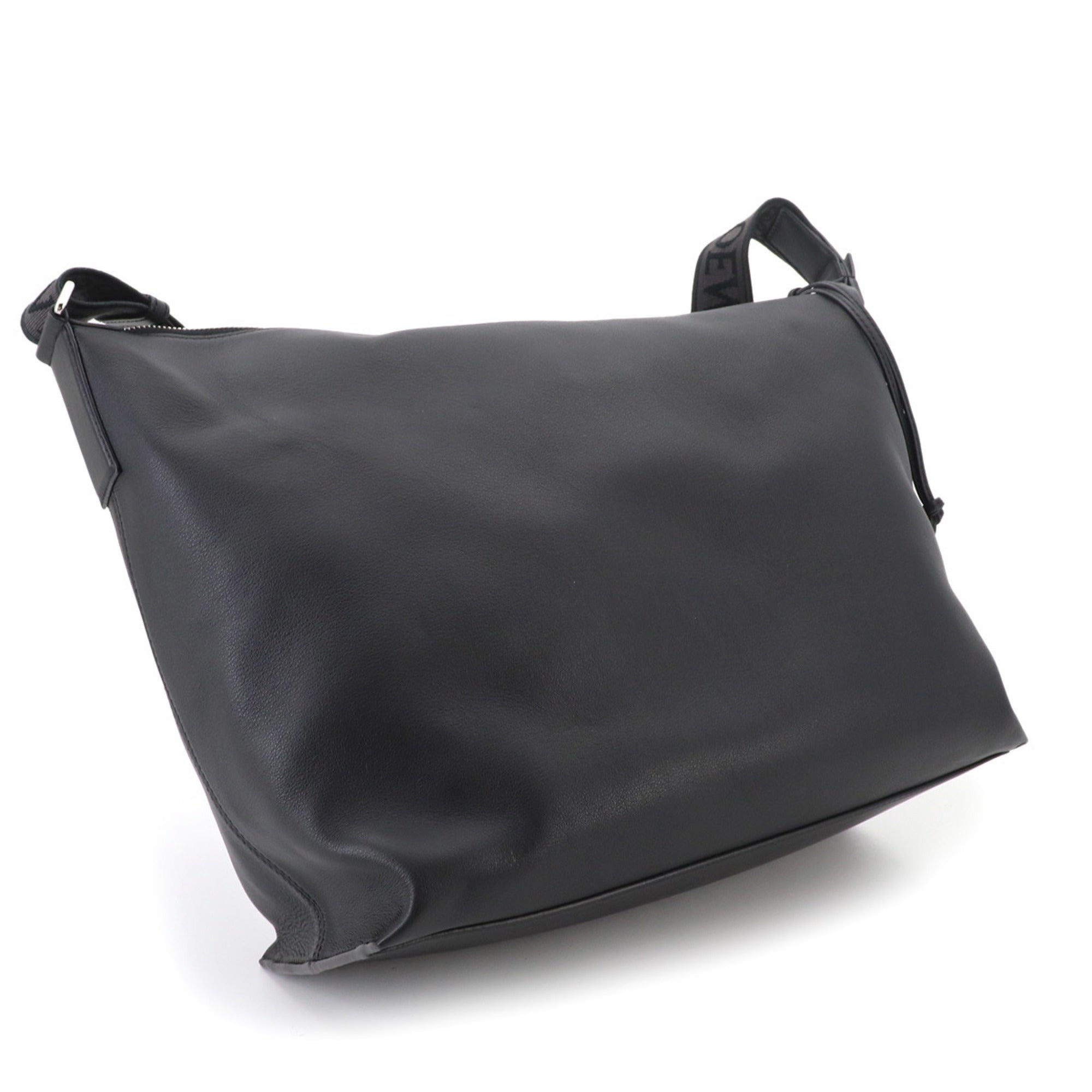 Loewe Black Leather Handbag Shoulder Bag Sling Bag (Pre-Owned)