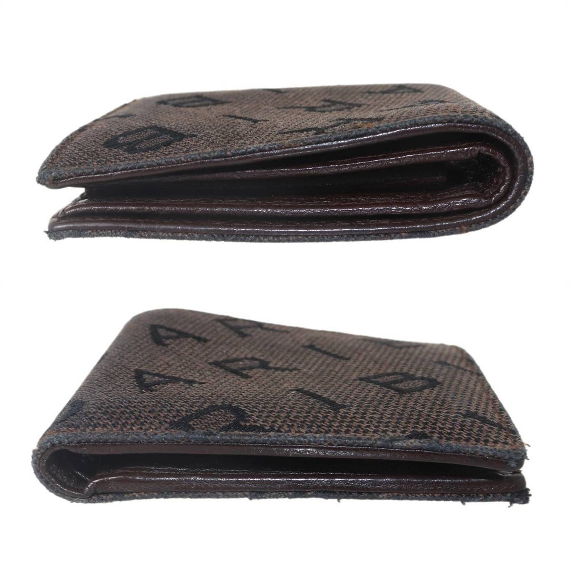 Bvlgari Logomania Brown Wallet (Bi-Fold) (Pre-Owned)