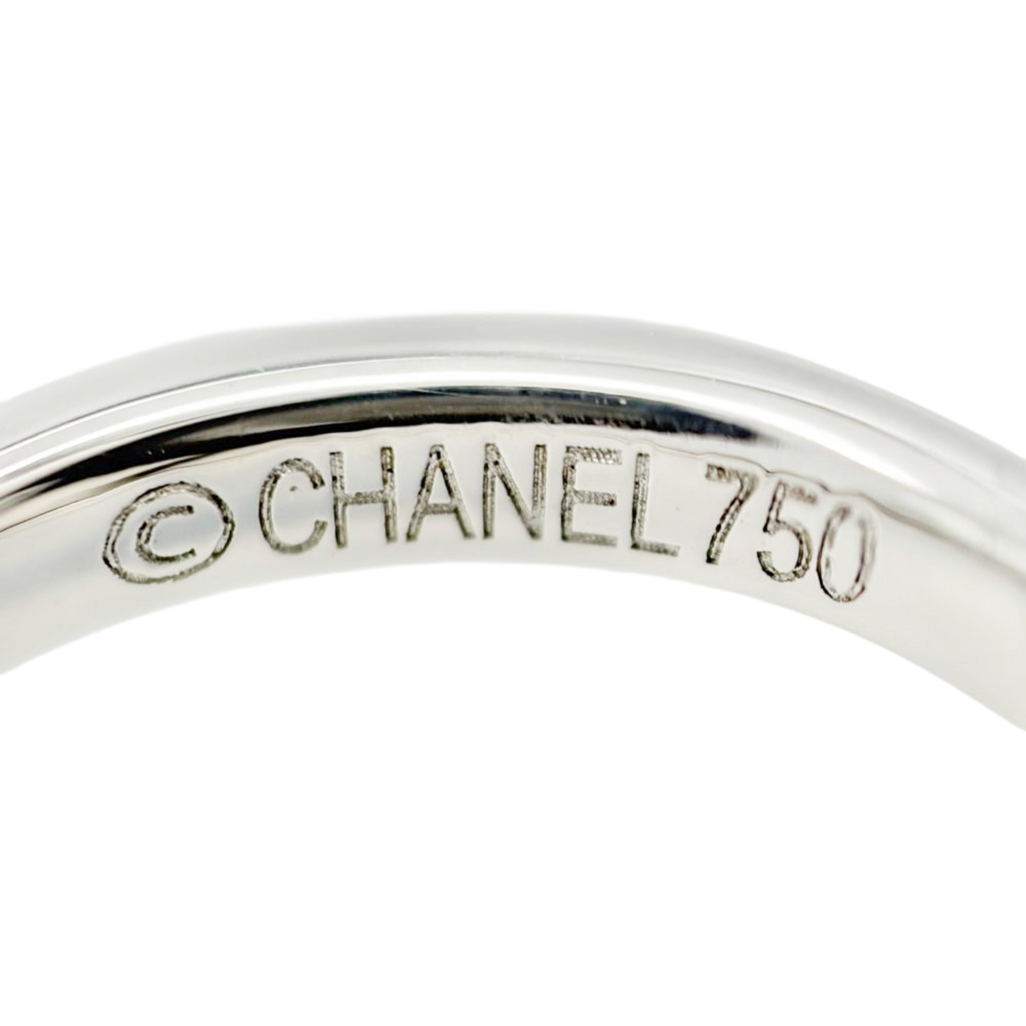 Chanel White Gold (18K) Band Ring (Pre-Owned)