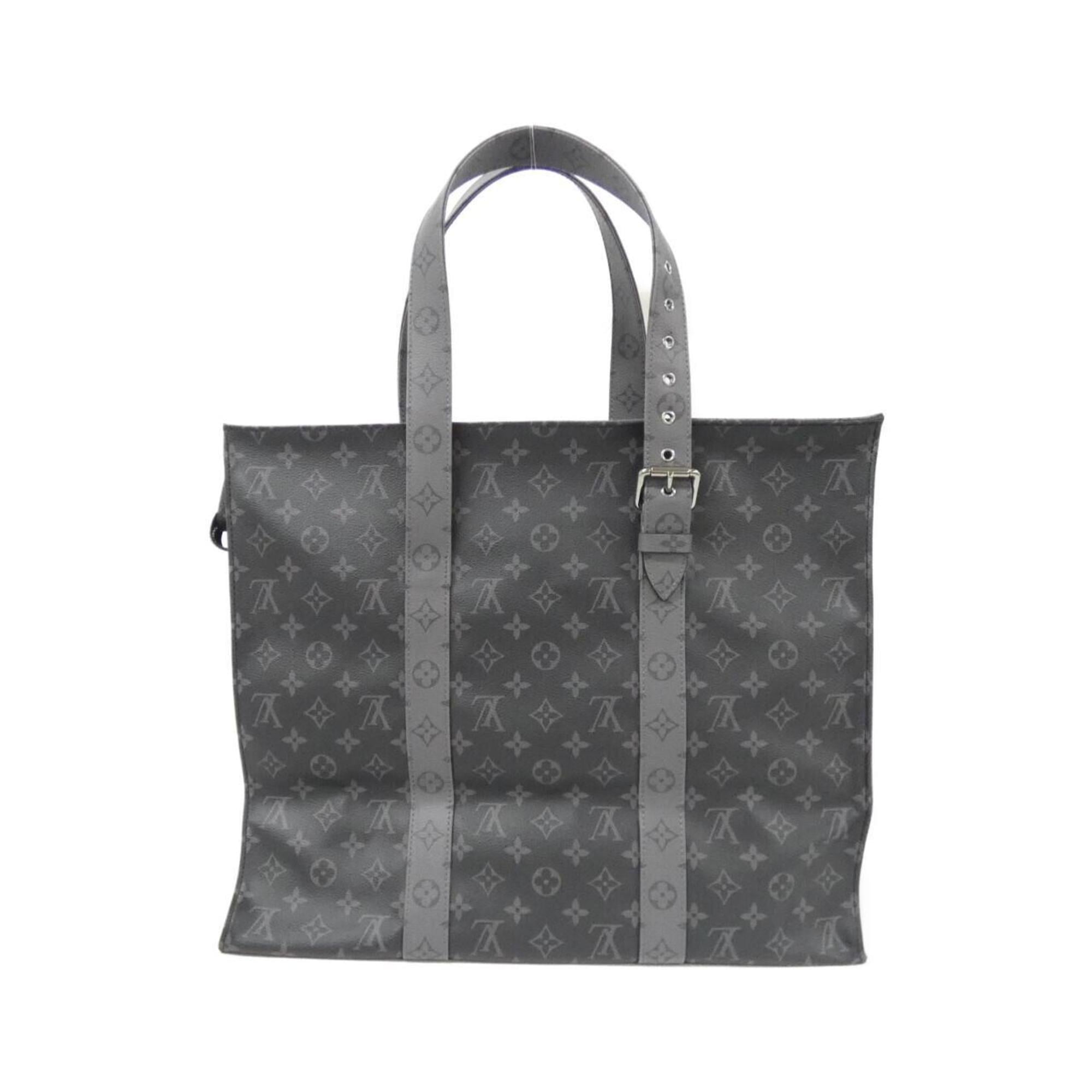 Louis Vuitton Black Coated Canvas Handbag (Pre-Owned)