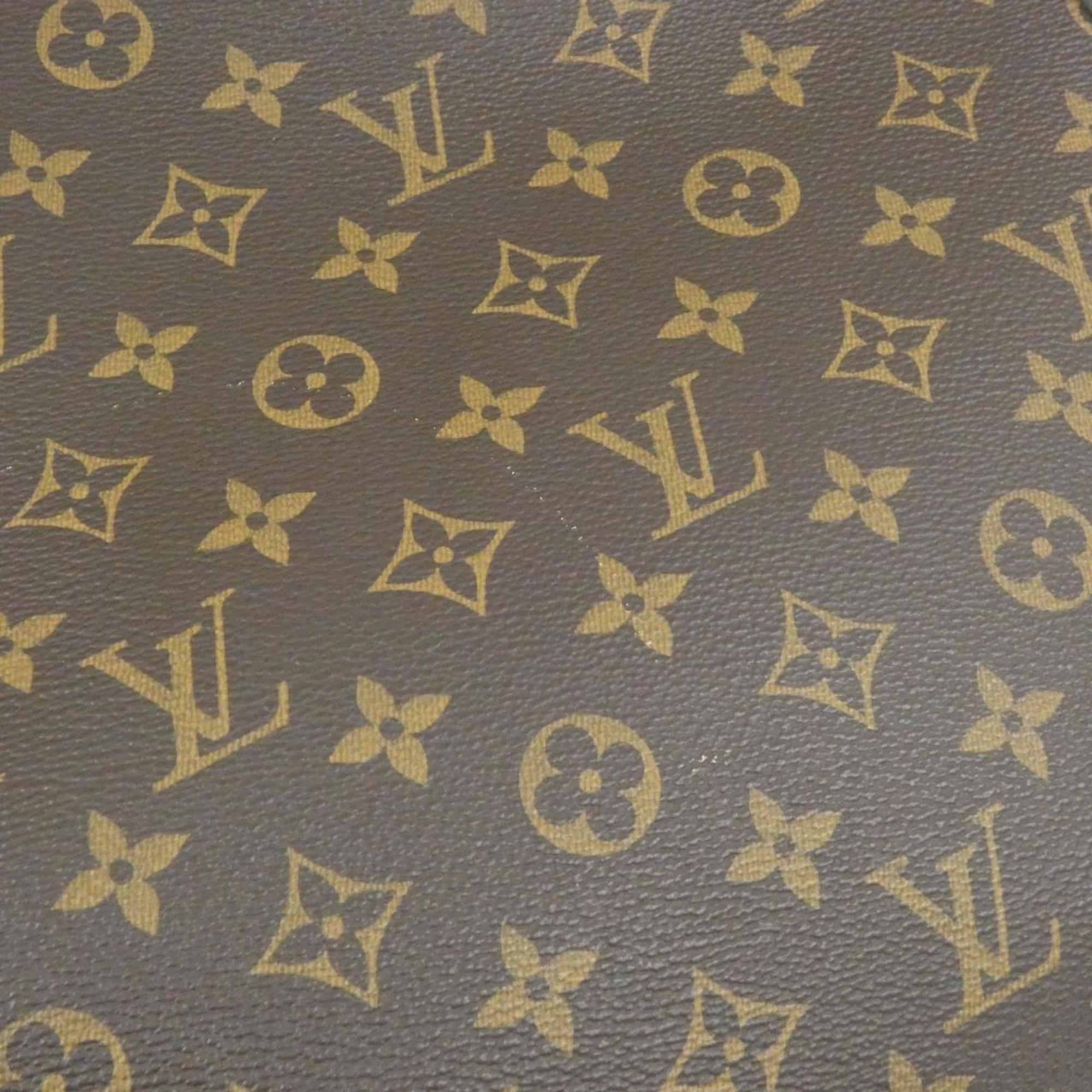 Louis Vuitton Brown Coated Canvas Backpack (Pre-Owned)