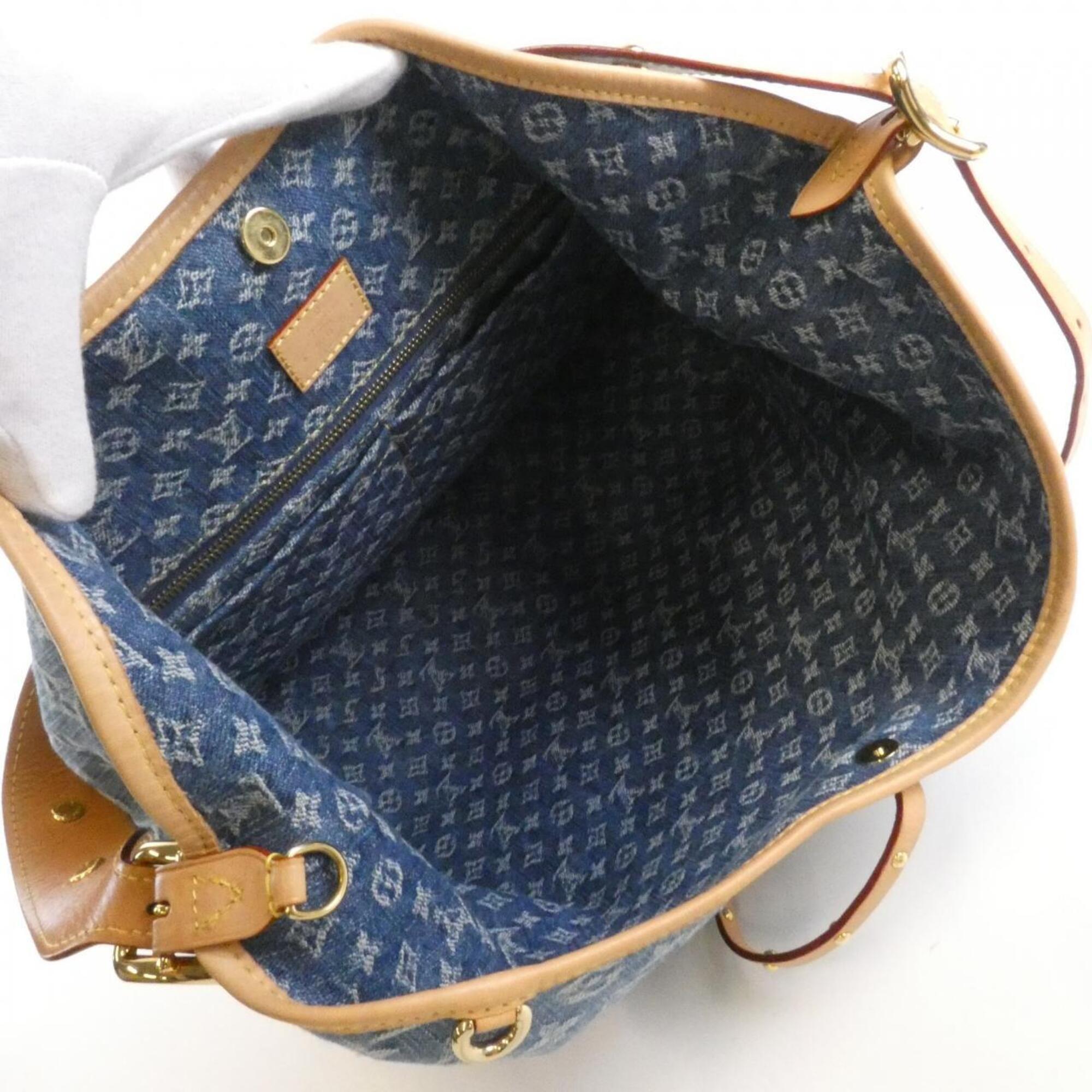 Louis Vuitton Blue Denim Shoulder Bag (Pre-Owned)