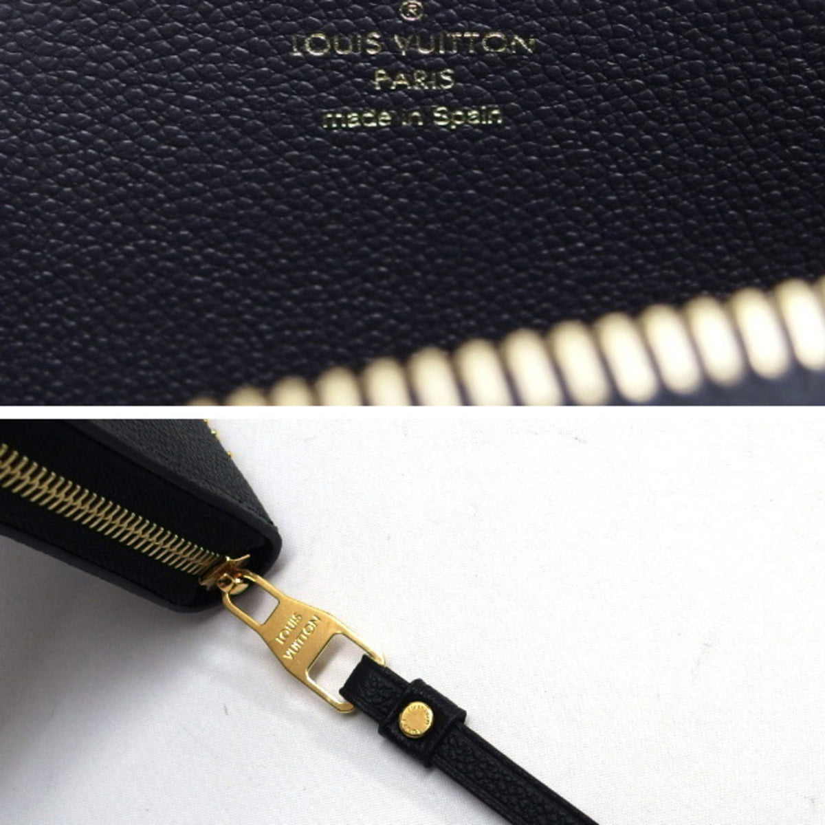 Louis Vuitton Monogram Empreinte Black Noir Monogram Empreinte Long Wallet (Bi-Fold) (Pre-Owned)