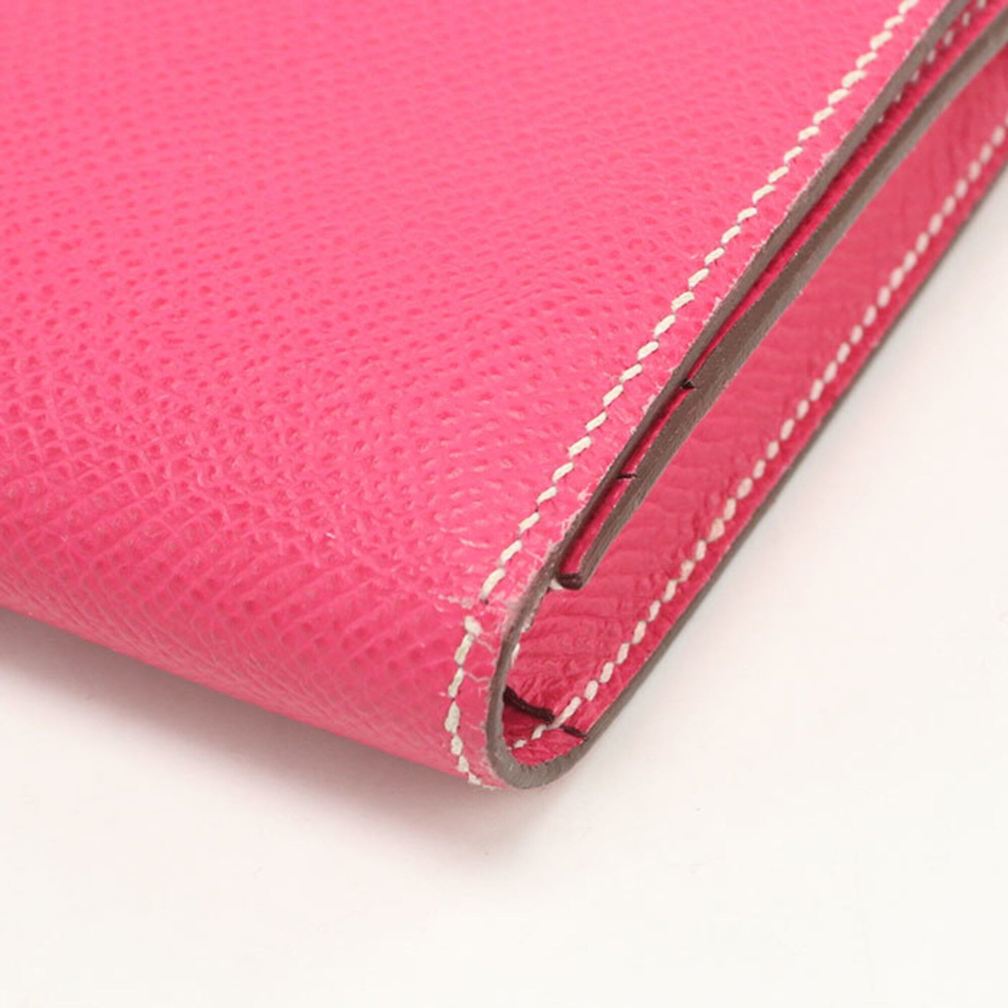 Hermes Pink Rose Tyrien Long Wallet (Bi-Fold) (Pre-Owned)
