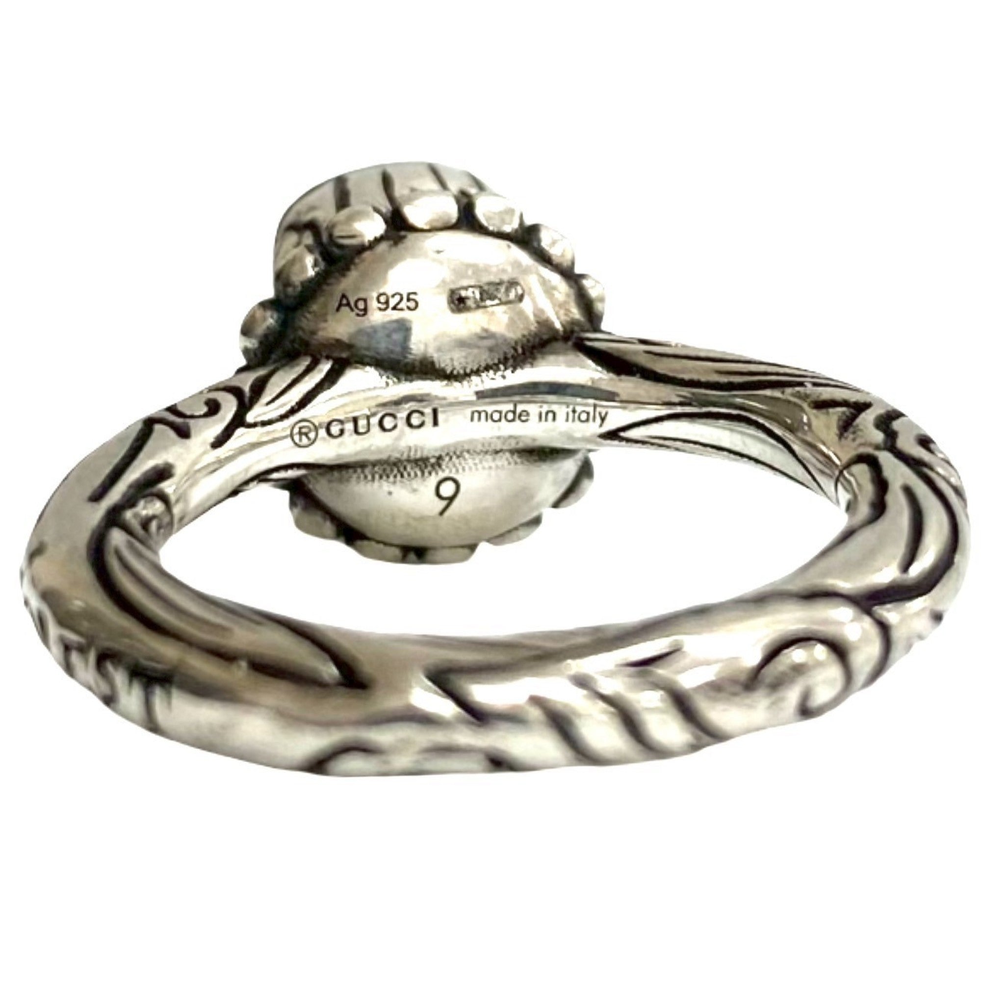 Gucci Silver Silver 925 Band Ring (Pre-Owned)