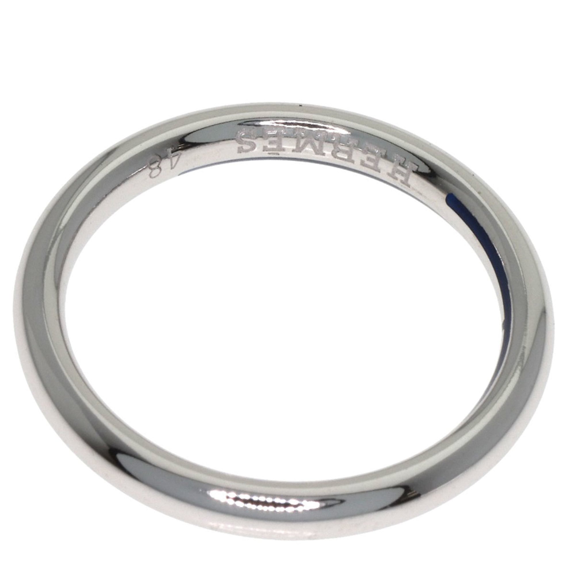 Hermes White White Gold (18K) Wedding Ring (Pre-Owned)