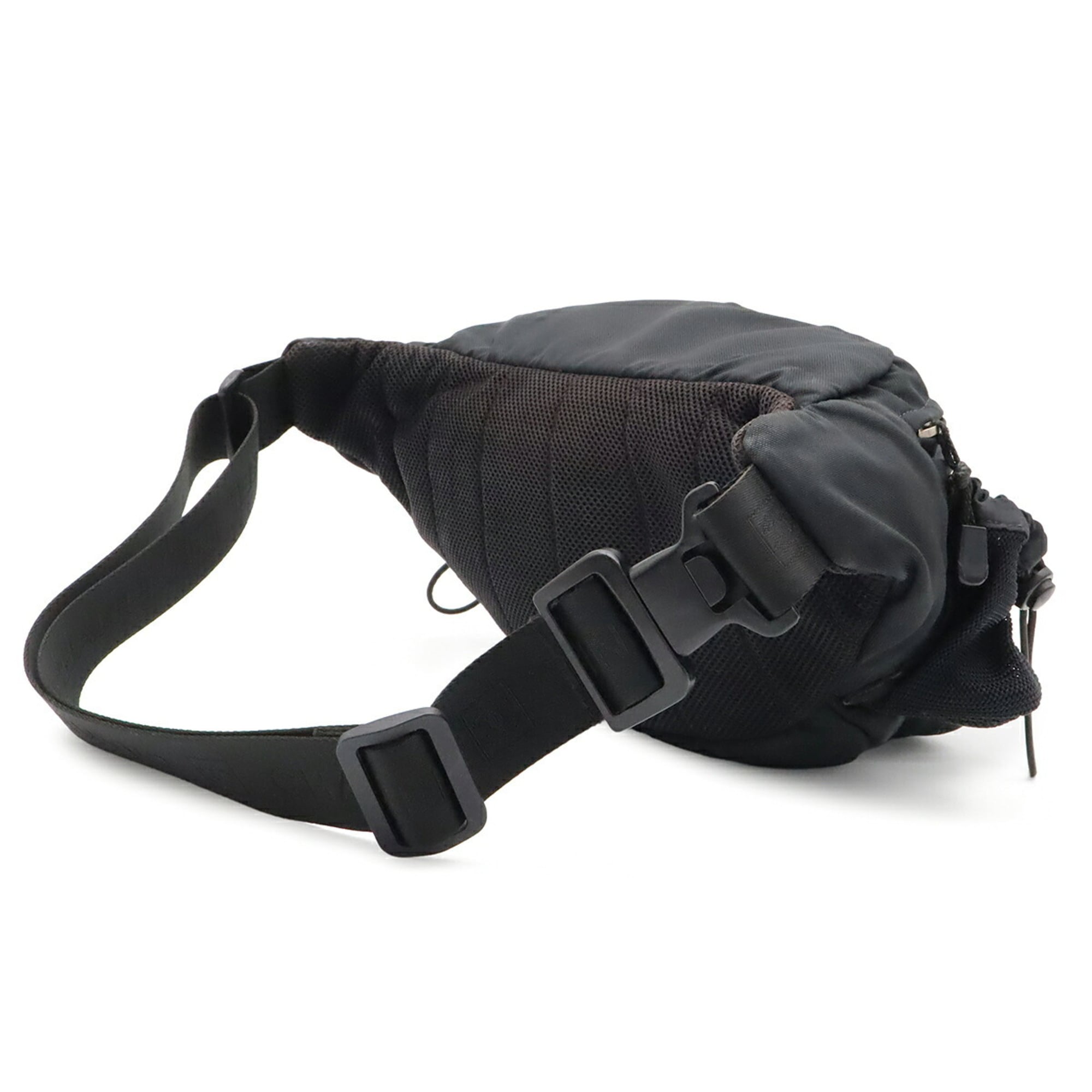 Chanel Black Nylon Canvas Fanny Pack Pouch (Pre-Owned)