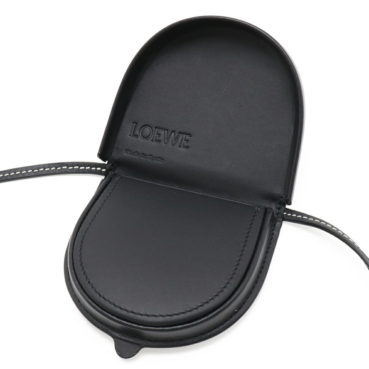 Loewe Black Leather Pochette Shoulder Bag (Pre-Owned)