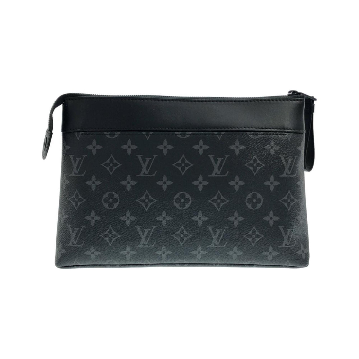 Louis Vuitton Black Coated Canvas Handbag Pochette (Pre-Owned)