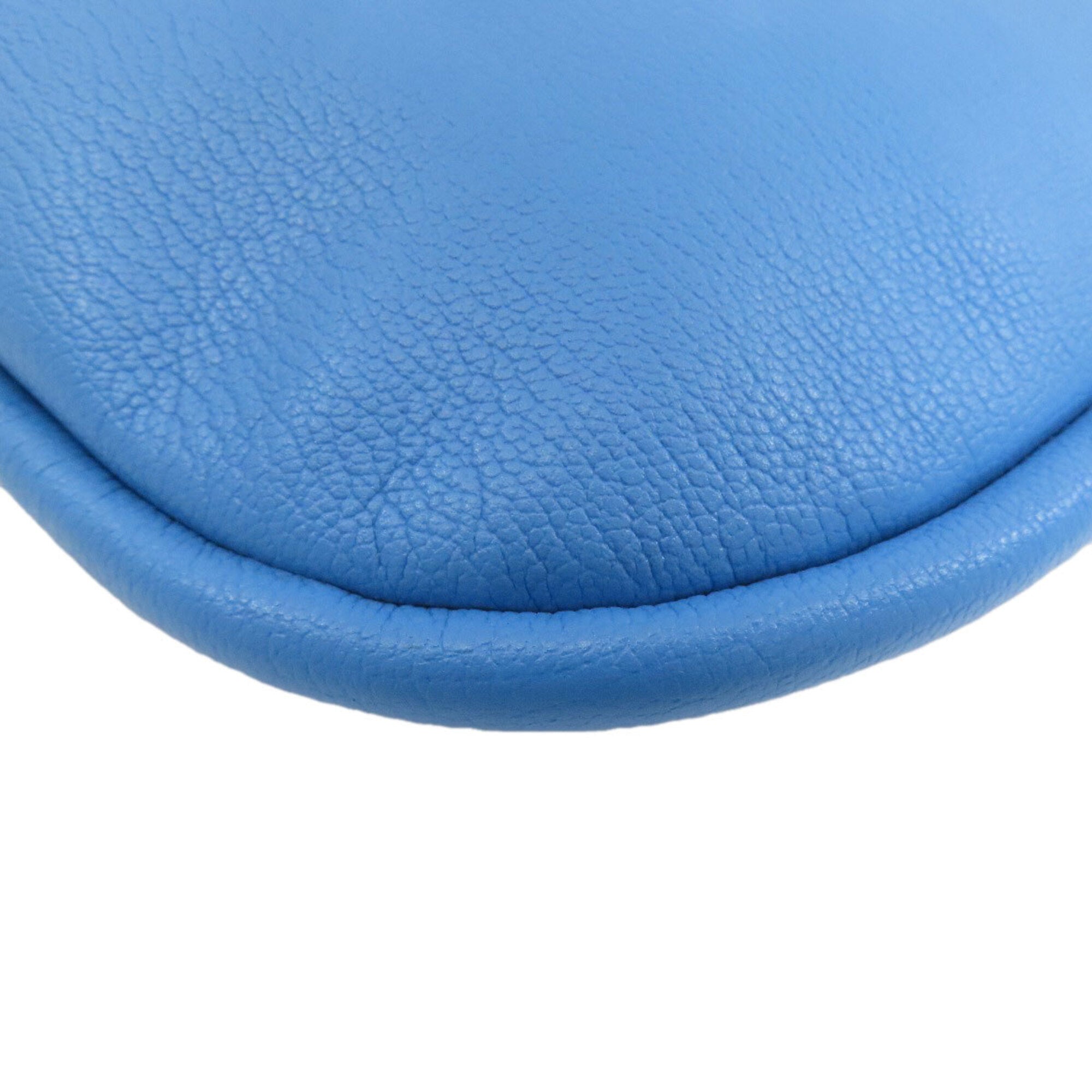 Bally Blue Leather Handbag (Pre-Owned)