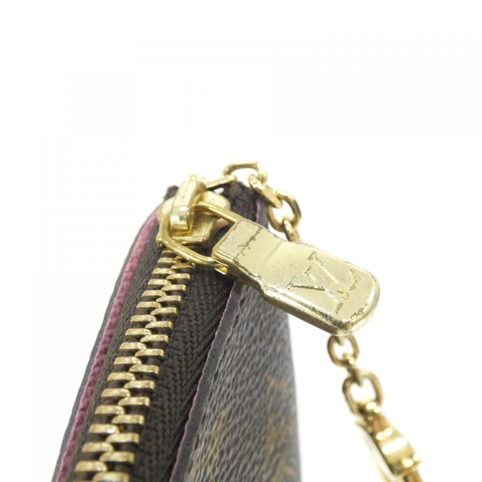 Louis Vuitton Monogram Marron Coated Canvas Coin Purse/Coin Case (Pre-Owned)