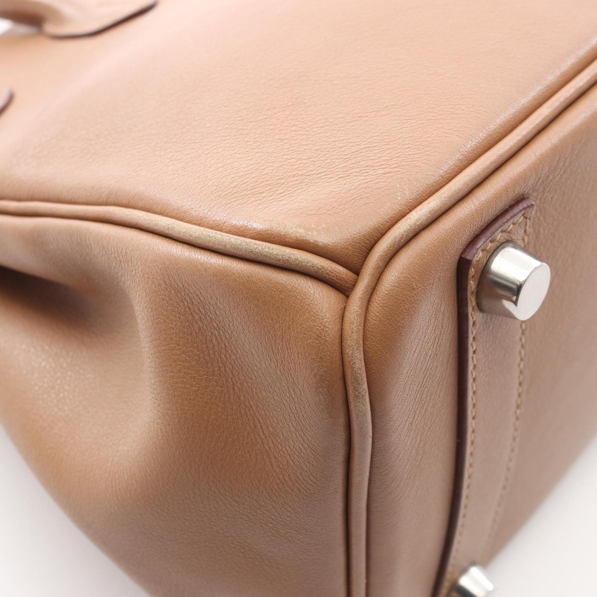 Hermes Brown Swift Leather Handbag (Pre-Owned)