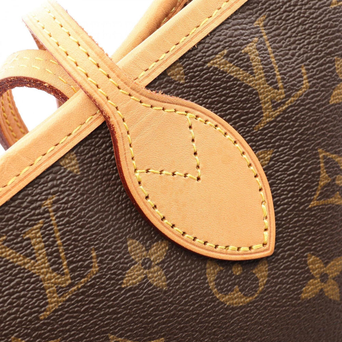 Louis Vuitton Brown Coated Canvas Pvc Monogram Leather Handbag Tote Bag (Pre-Owned)
