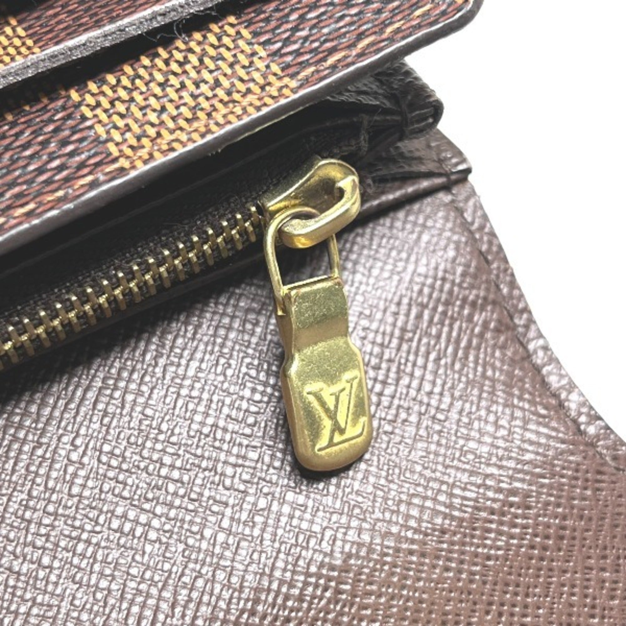 Louis Vuitton Ebene Damier Canvas Long Wallet (Bi-Fold) (Pre-Owned)