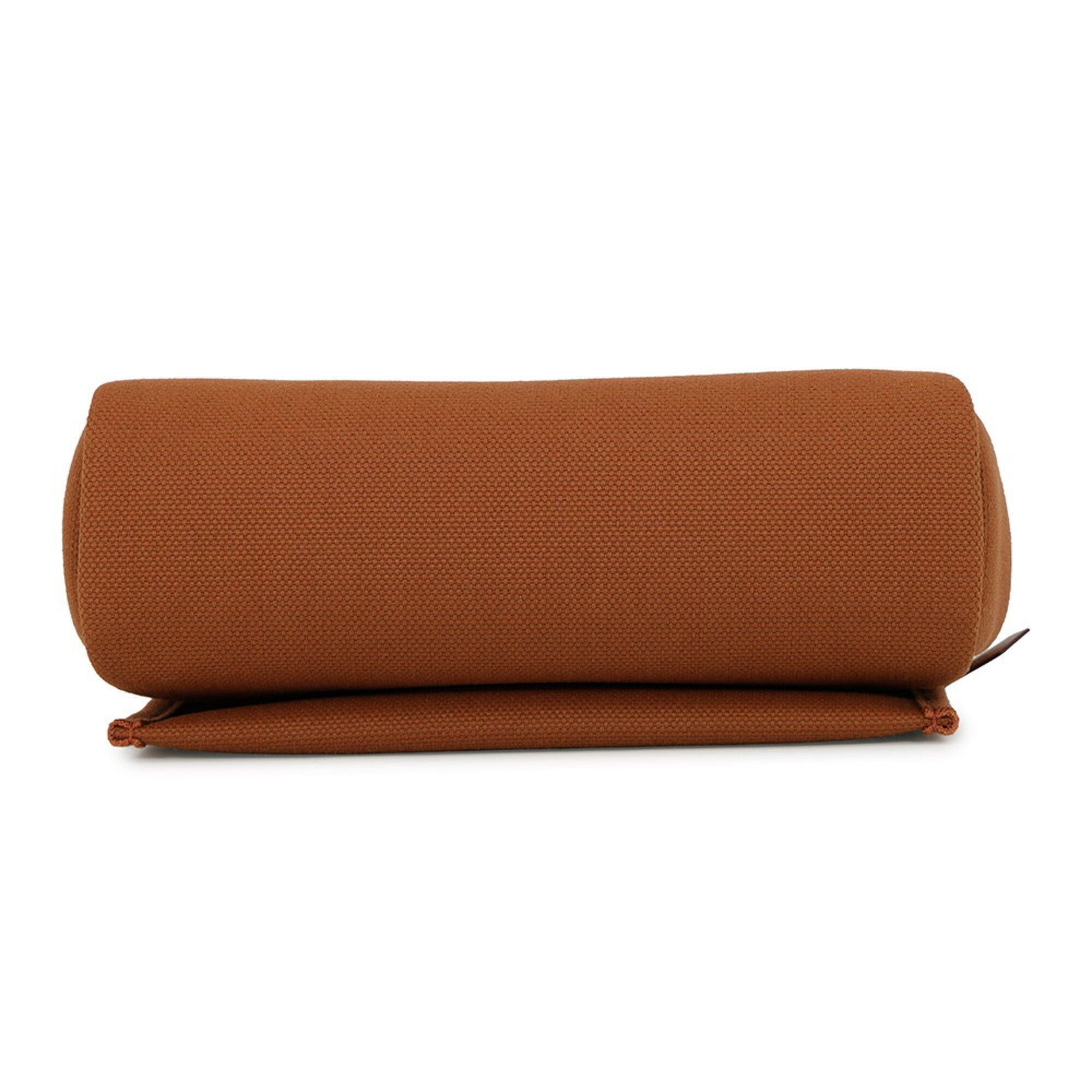 Hermes Fauve Canvas Leather Shoulder Bag