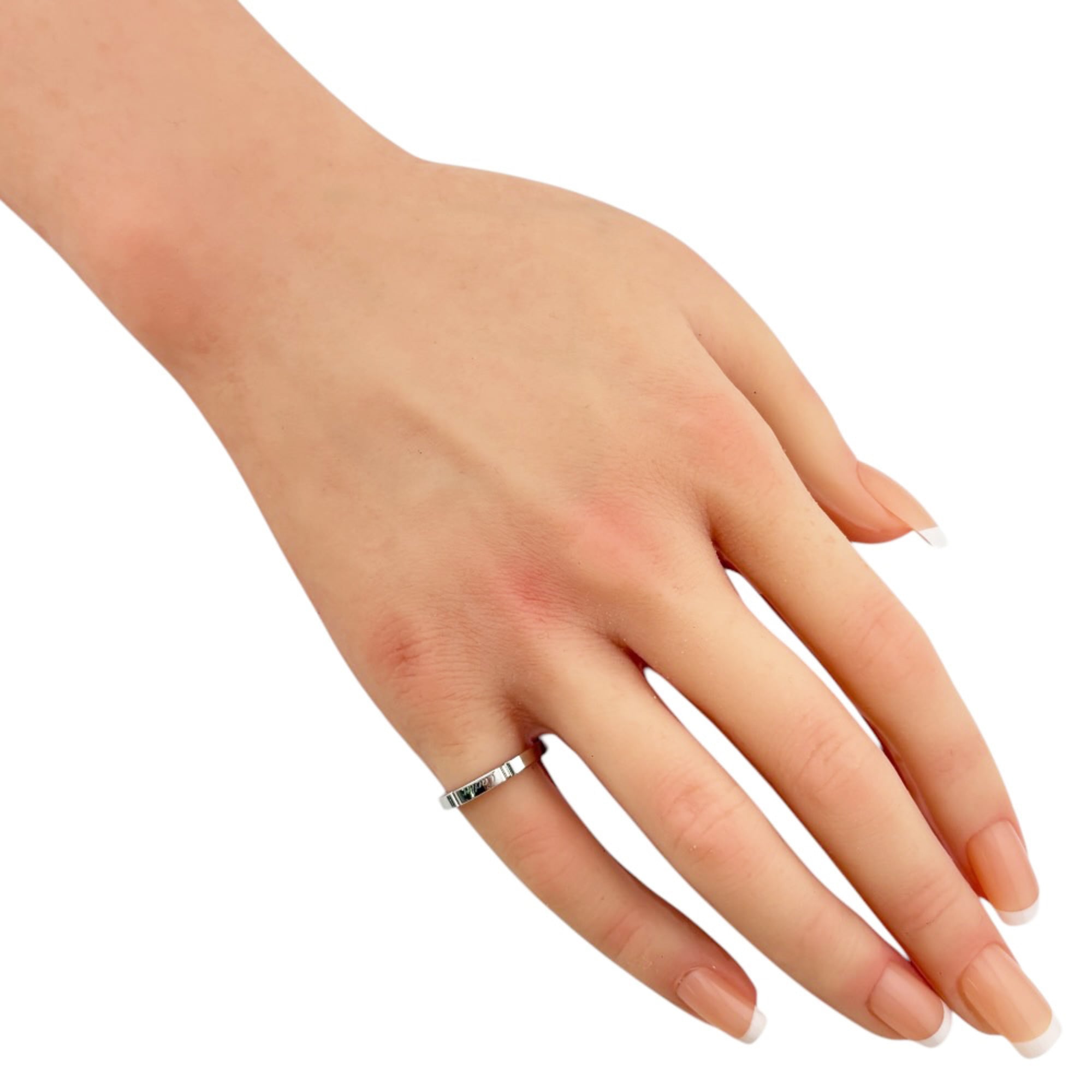 Cartier Silver White Gold (18K) Band Ring (Pre-Owned)