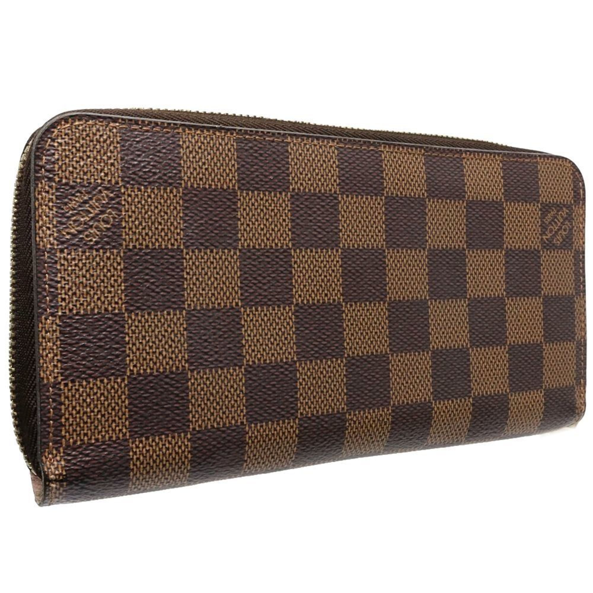 Louis Vuitton Ebene Rose Ballerine Canvas Long Wallet (Bi-Fold) (Pre-Owned)