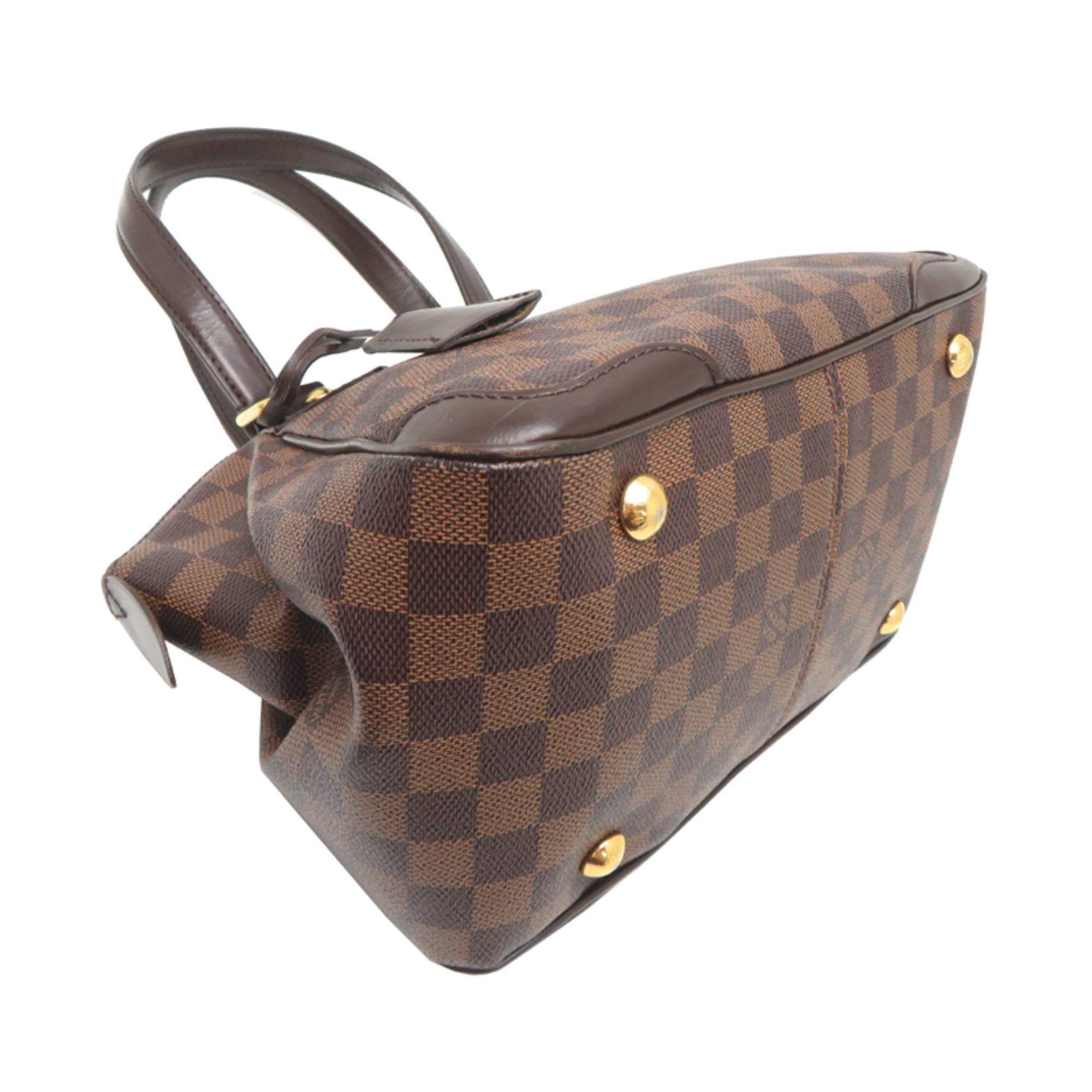 Louis Vuitton Brown Damier Canvas Handbag (Pre-Owned)