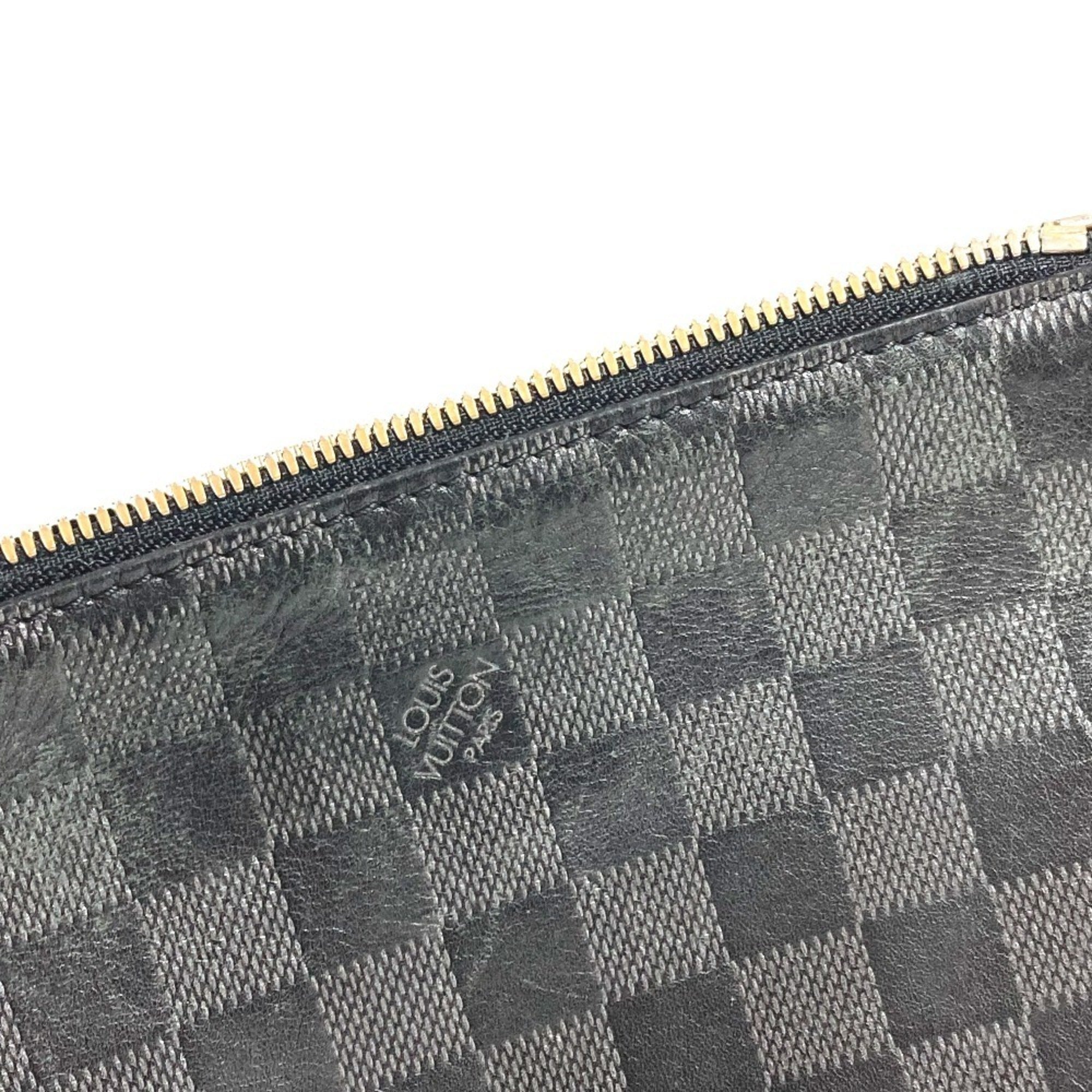 Louis Vuitton Damier Infini Black Onyx Damier Infini Pochette Shoulder Bag (Pre-Owned)