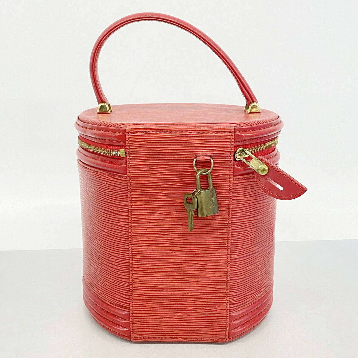 Louis Vuitton Castilian Red Handbag (Pre-Owned)