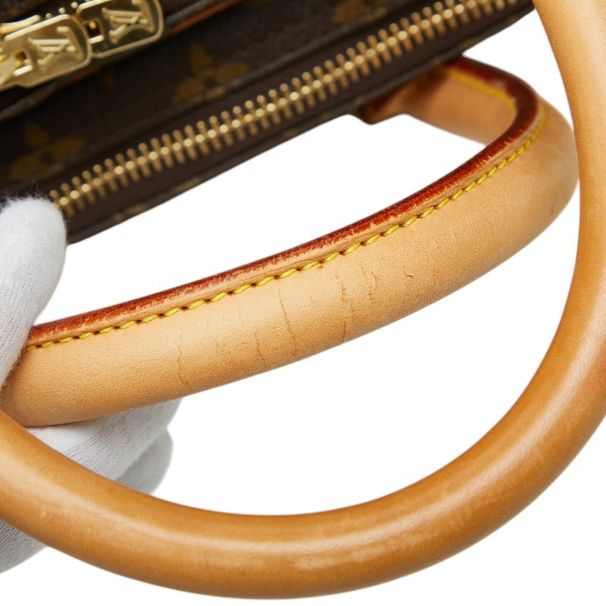 Louis Vuitton Brown Pvc Leather Shoulder Bag (Pre-Owned)