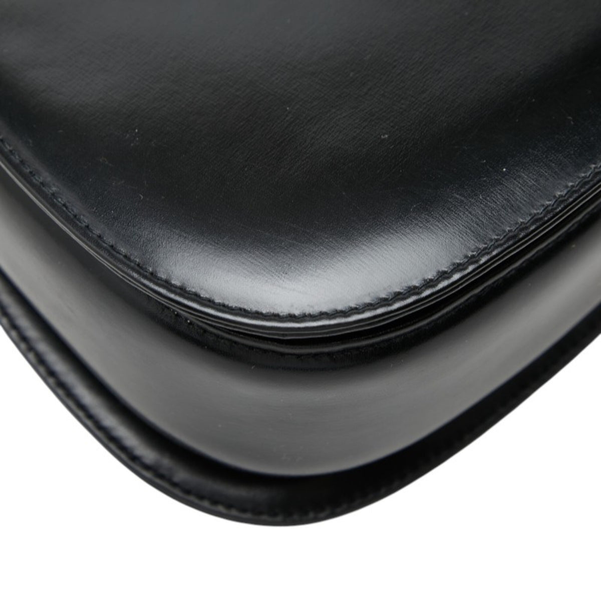 Gucci Black Leather Handbag Shoulder Bag (Pre-Owned)