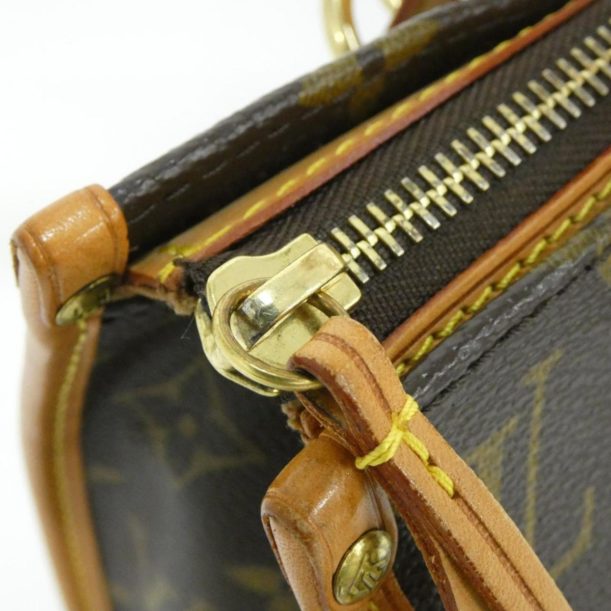 Louis Vuitton Monogram Marron Coated Canvas Shoulder Bag (Pre-Owned)