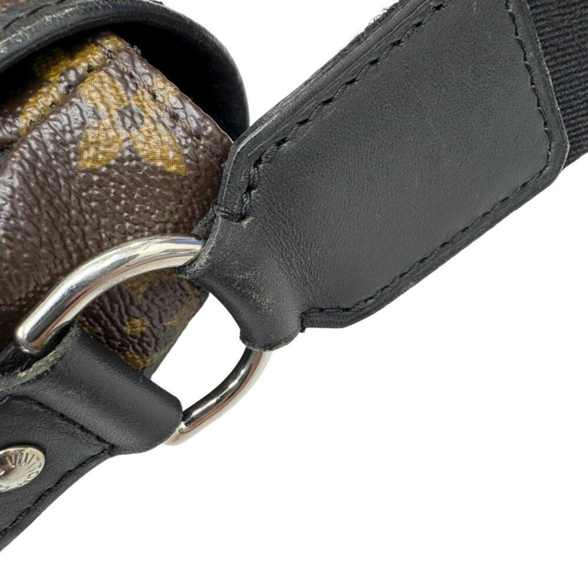 Louis Vuitton Black Brown Monogram Shoulder Bag (Pre-Owned)