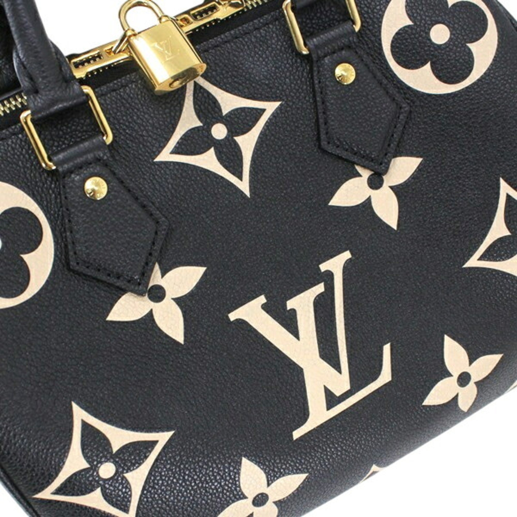 Louis Vuitton Black Monogram Empreinte Handbag Shoulder Bag (Pre-Owned)
