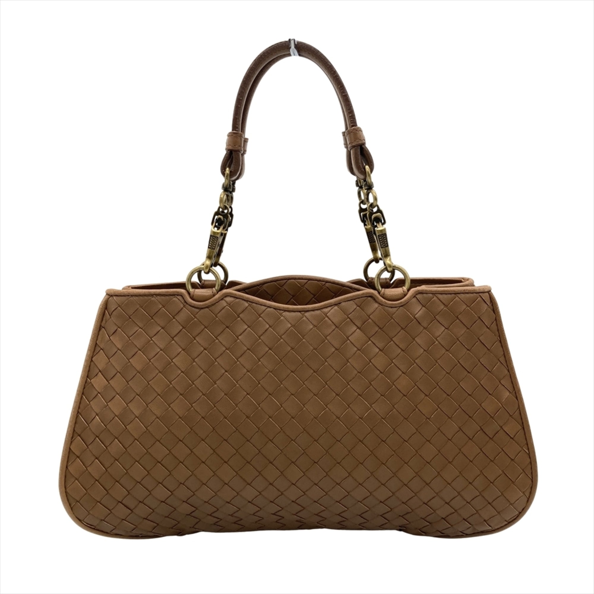 Bottega Veneta Brown Leather Handbag (Pre-Owned)