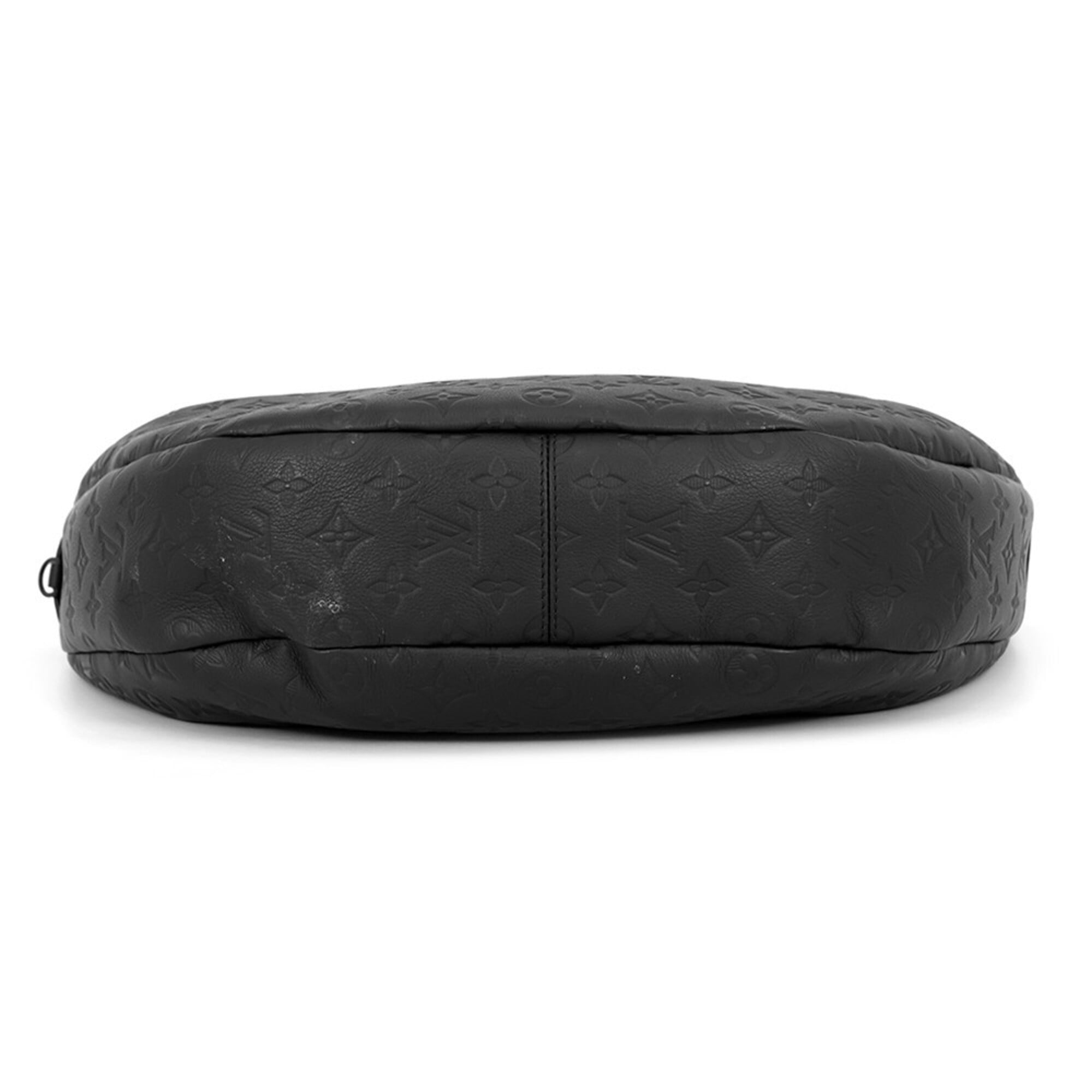 Louis Vuitton Monogram Shadow Black Noir Monogram Shadow Shoulder Bag (Pre-Owned)