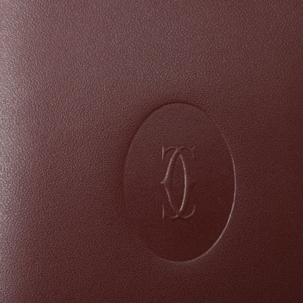 Cartier Bordeaux Leather Wallet (Bi-Fold) (Pre-Owned)