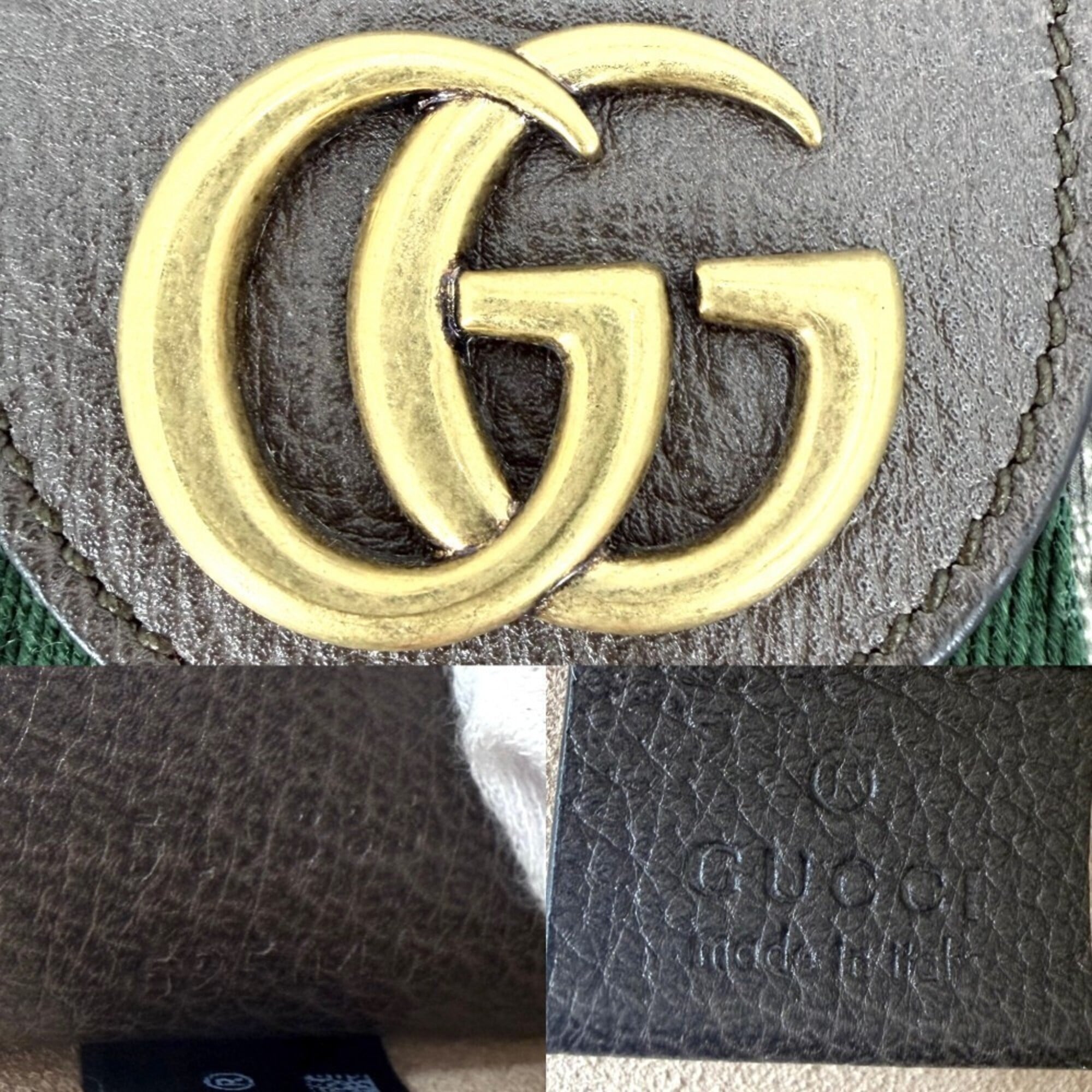 Gucci Beige Brown Gg Supreme Leather Handbag Tote Bag (Pre-Owned)