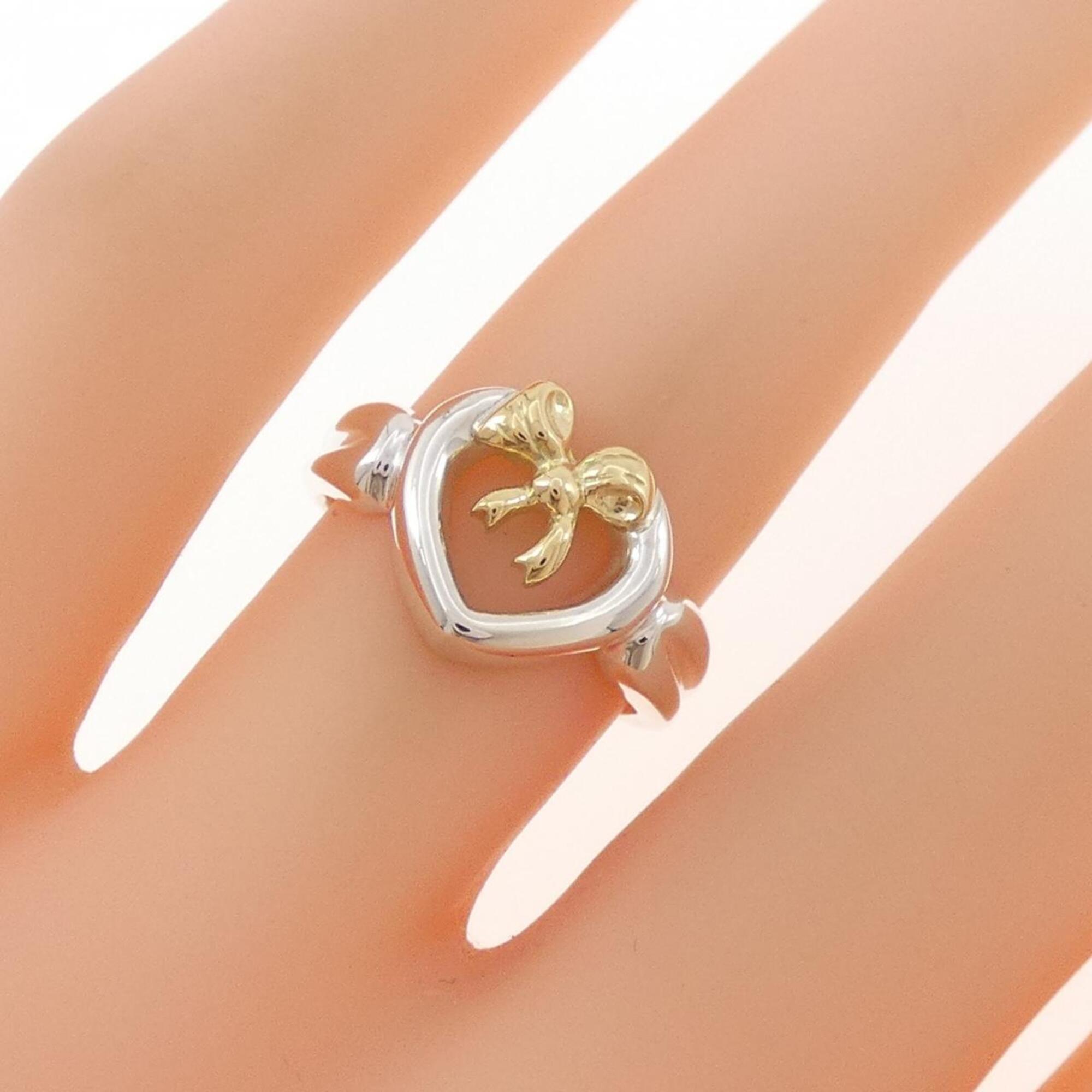Tiffany Yellow Gold (18K) Silver 925 Band Ring (Pre-Owned)