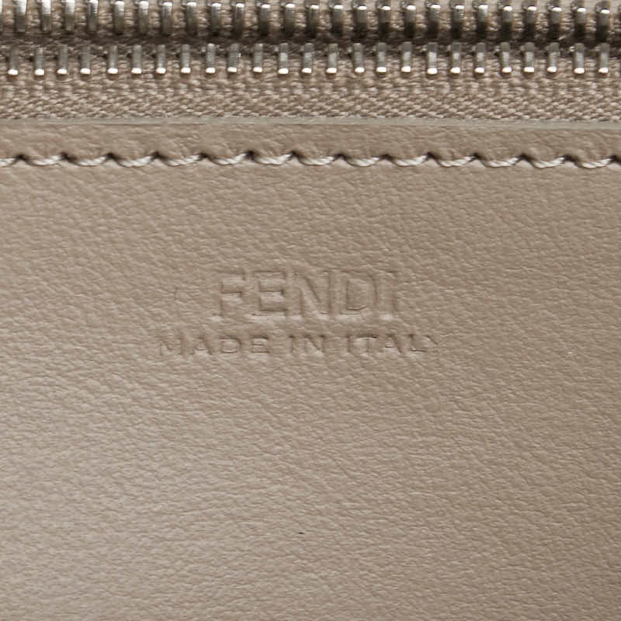 Fendi Light Blue Leather Coin Purse/Coin Case (Pre-Owned)