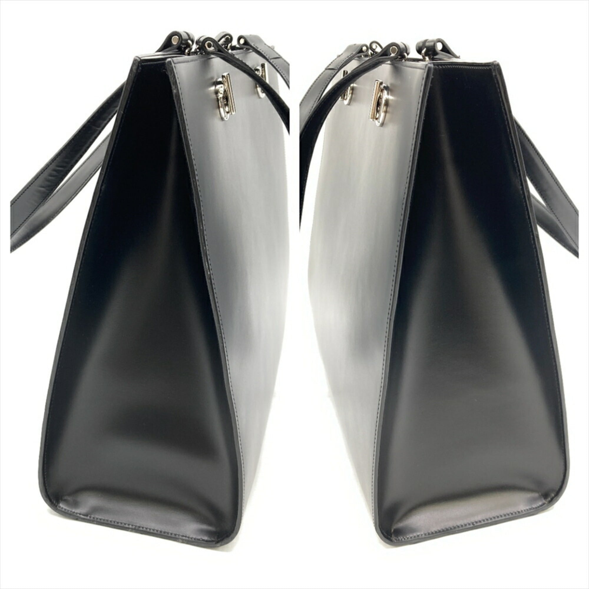 Cartier Black Leather Tote Bag (Pre-Owned)