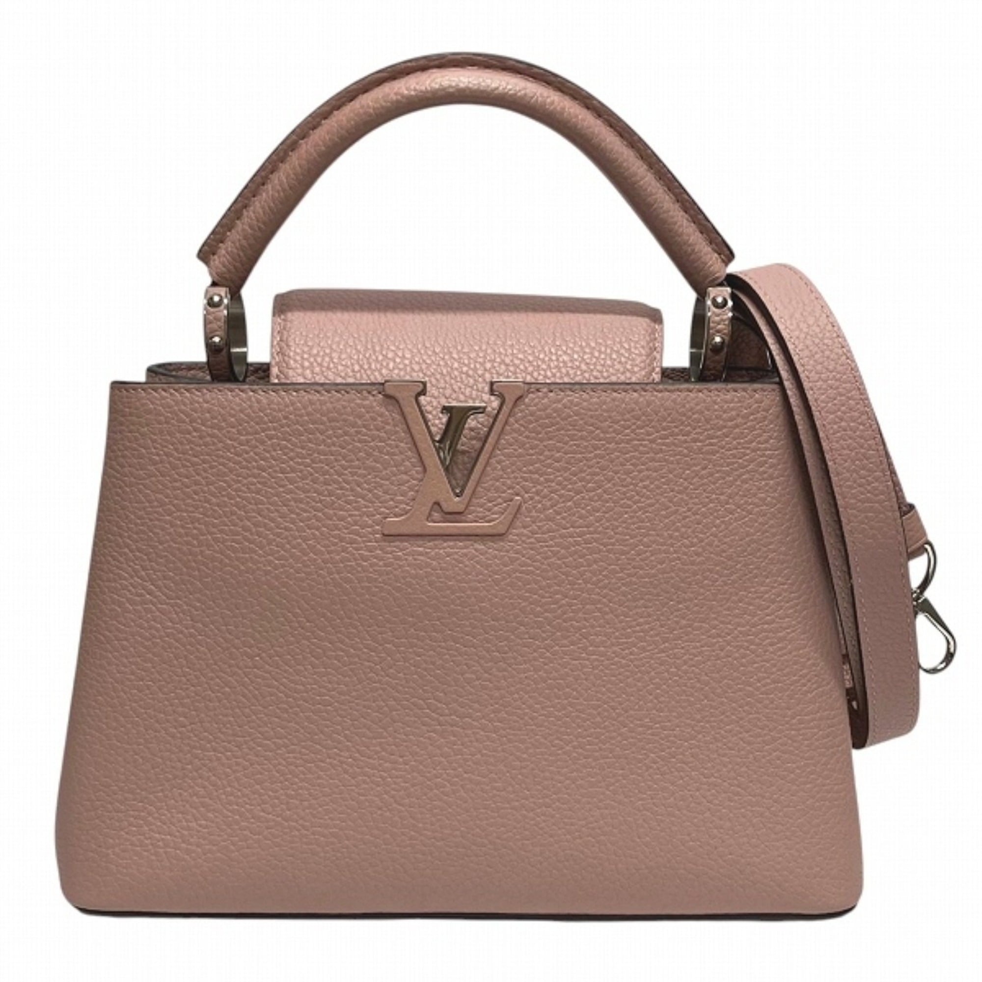 Louis Vuitton Pink Leather Handbag (Pre-Owned)