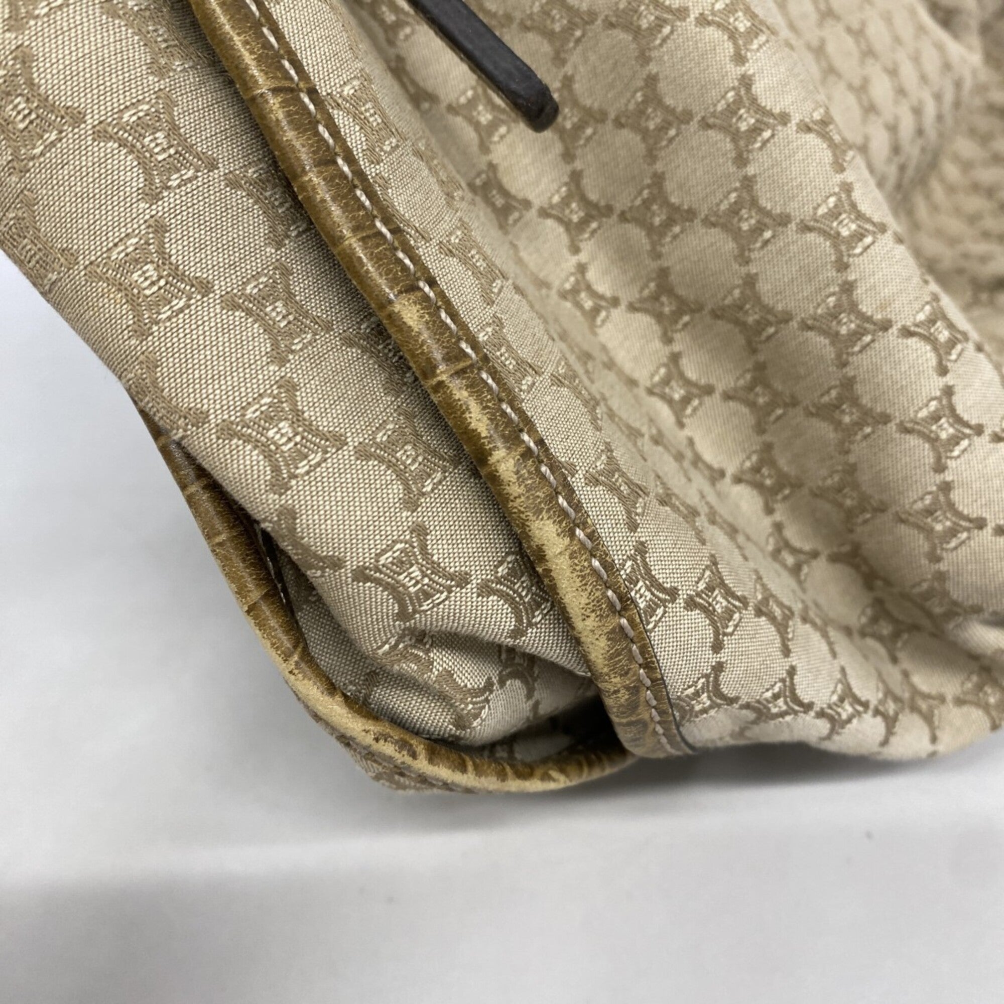 Celine Beige Nylon Canvas Tote Bag (Pre-Owned)